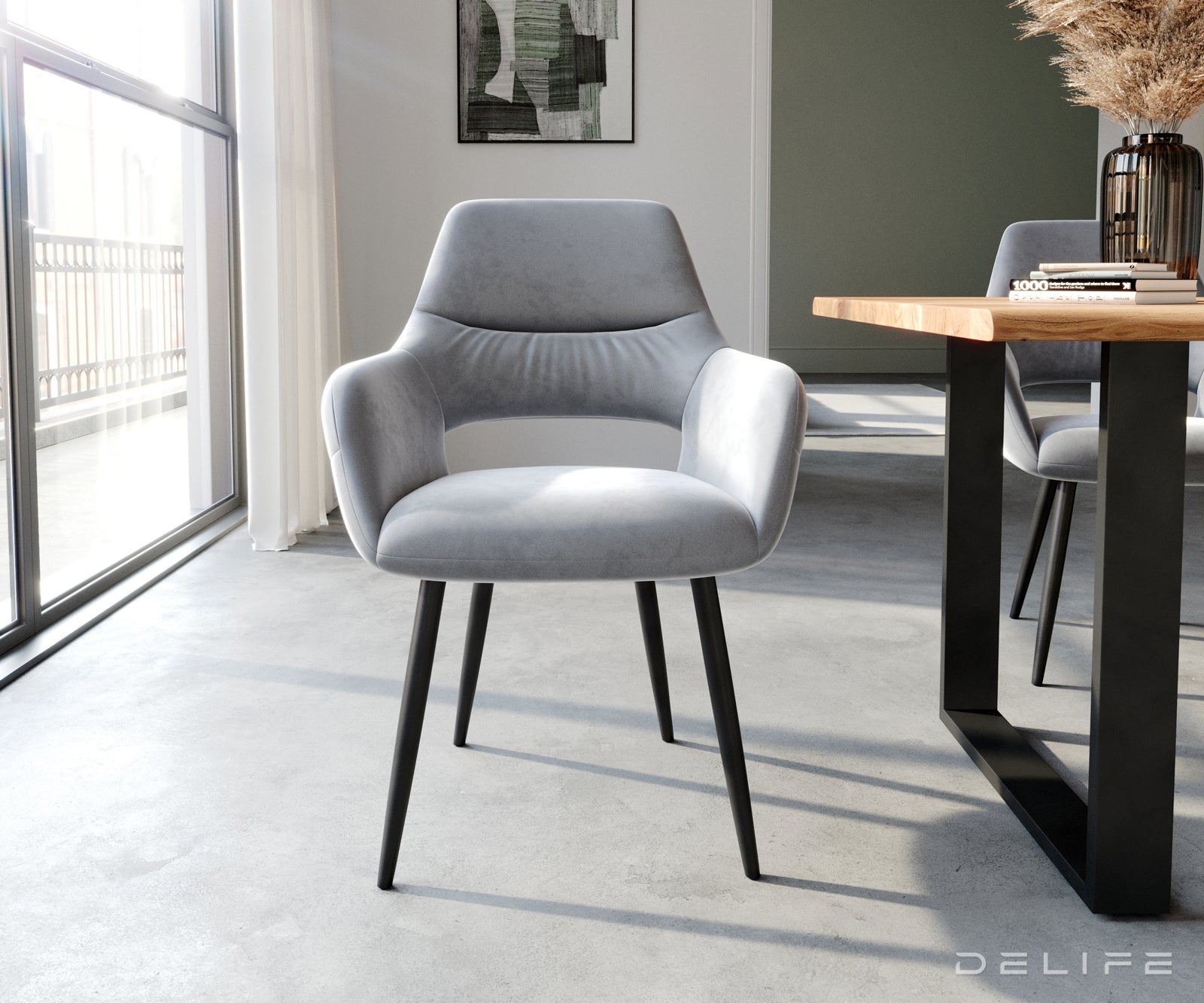 Blagovaonska stolica Yago, Materijal: Baršun