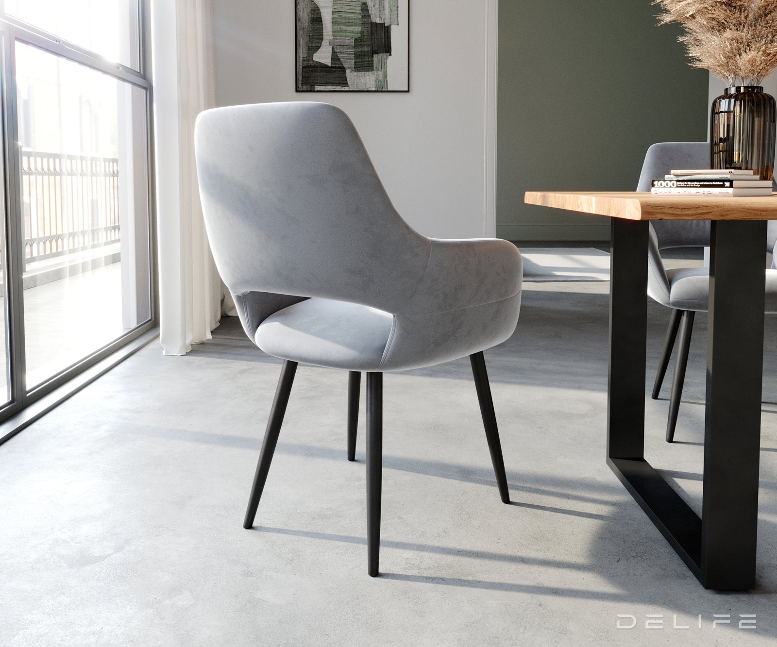 Blagovaonska stolica Yago, Materijal: Baršun