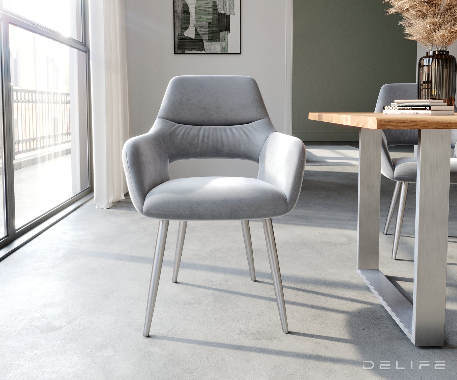 Blagovaonska stolica Yago, Materijal: Baršun