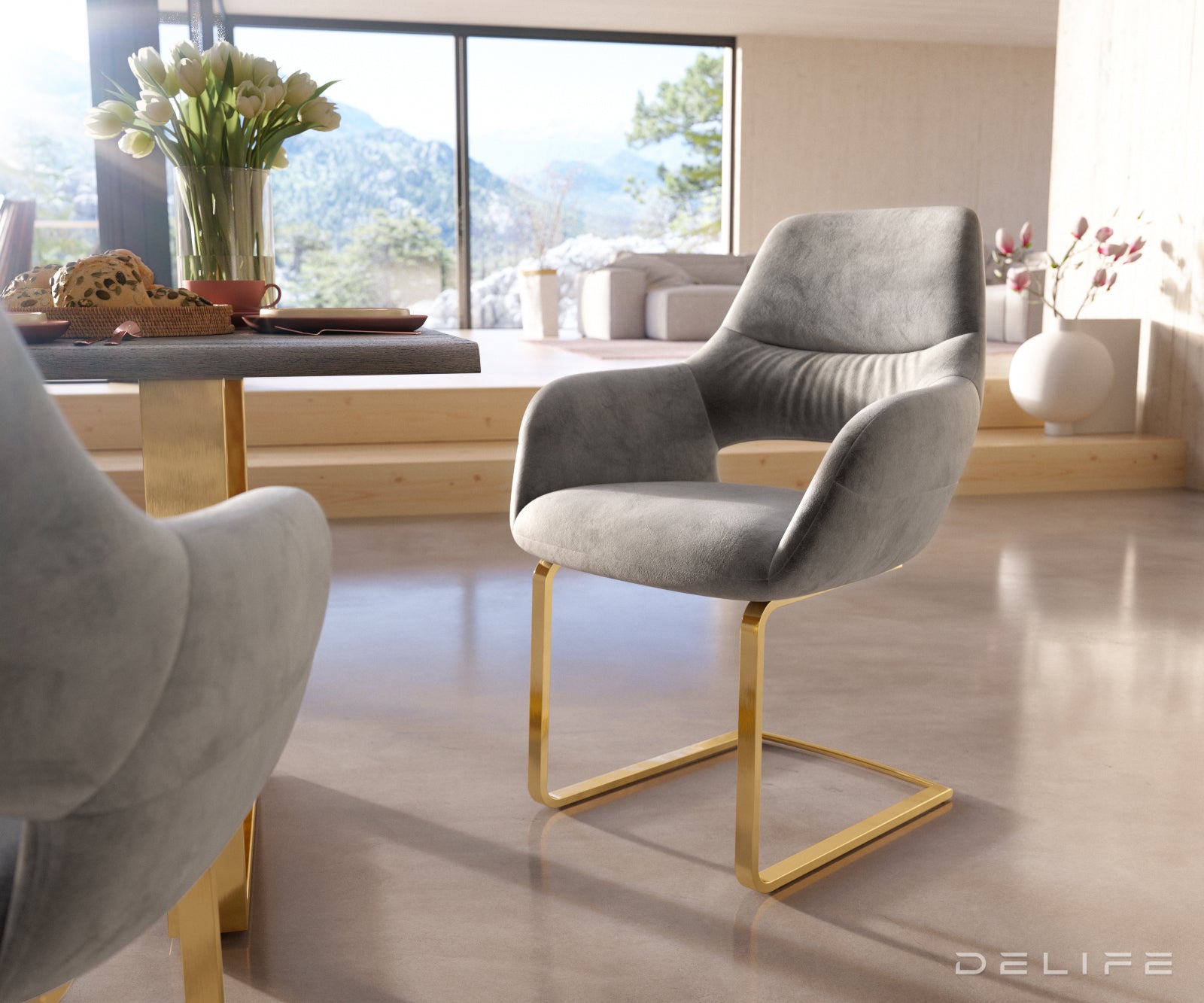 Blagovaonska stolica Yago, Materijal: Baršun