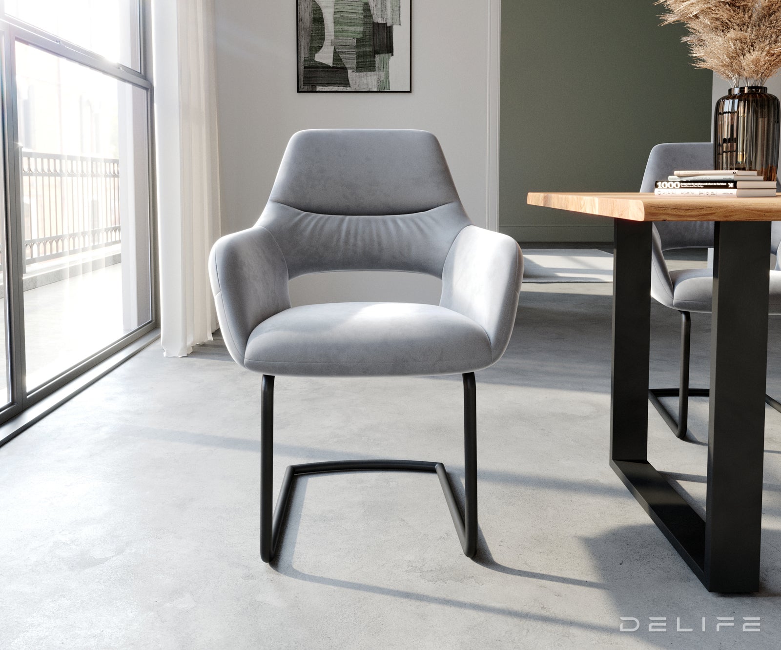 Blagovaonska stolica Yago, Materijal: Baršun