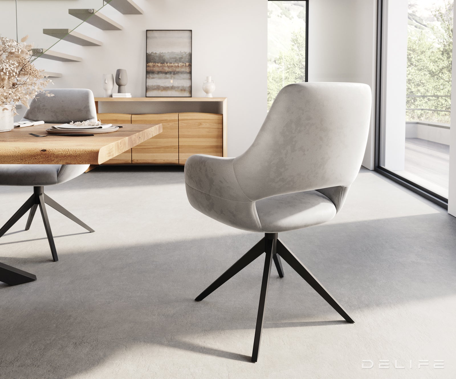 Blagovaonska stolica Yago, Materijal: Baršun