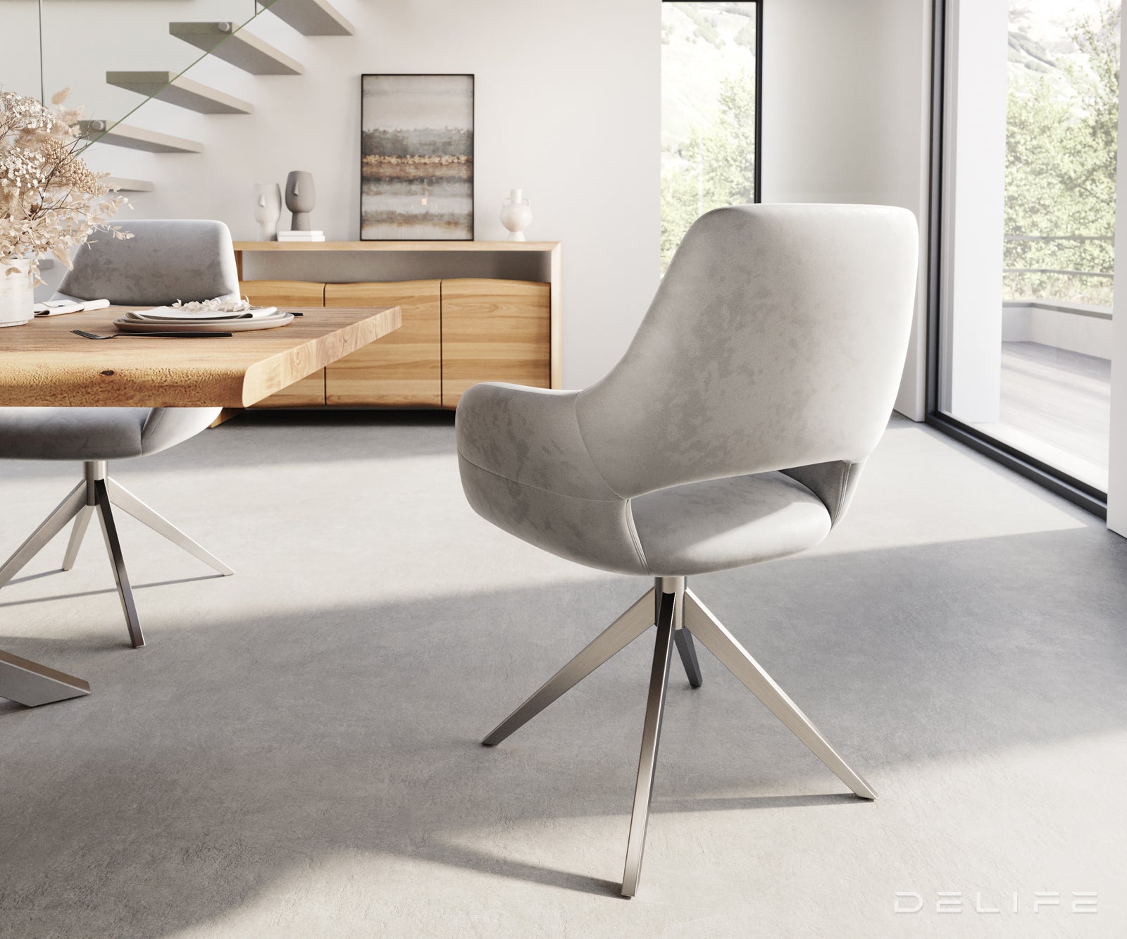 Blagovaonska stolica Yago, Materijal: Baršun