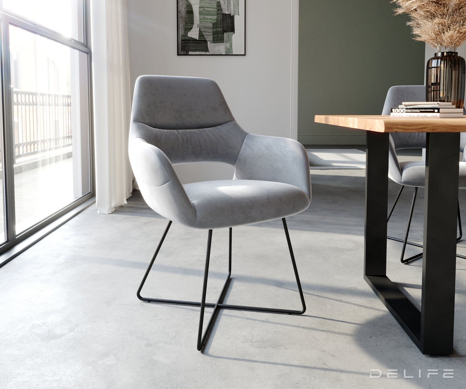 Blagovaonska stolica Yago, Materijal: Baršun