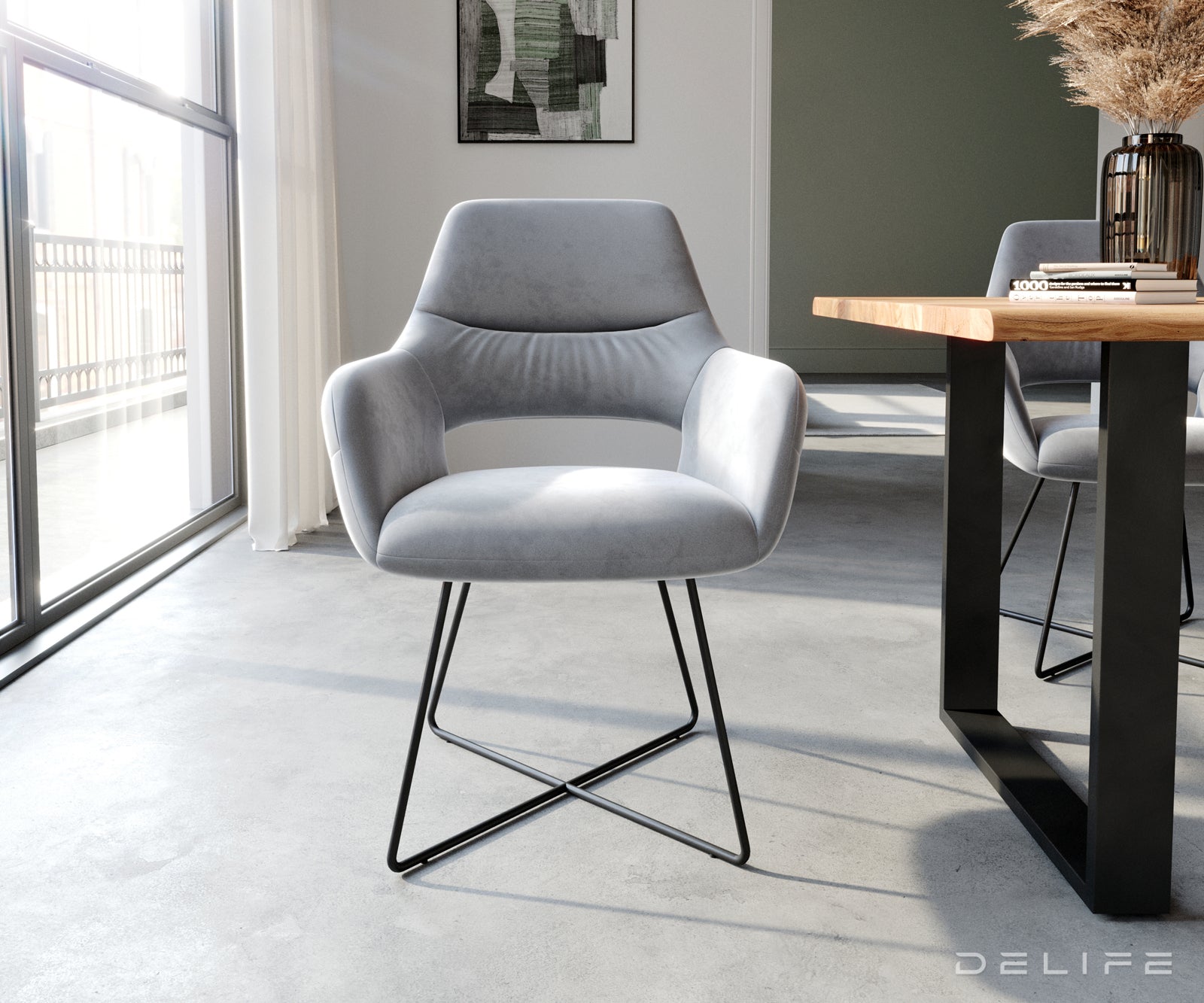 Blagovaonska stolica Yago, Materijal: Baršun