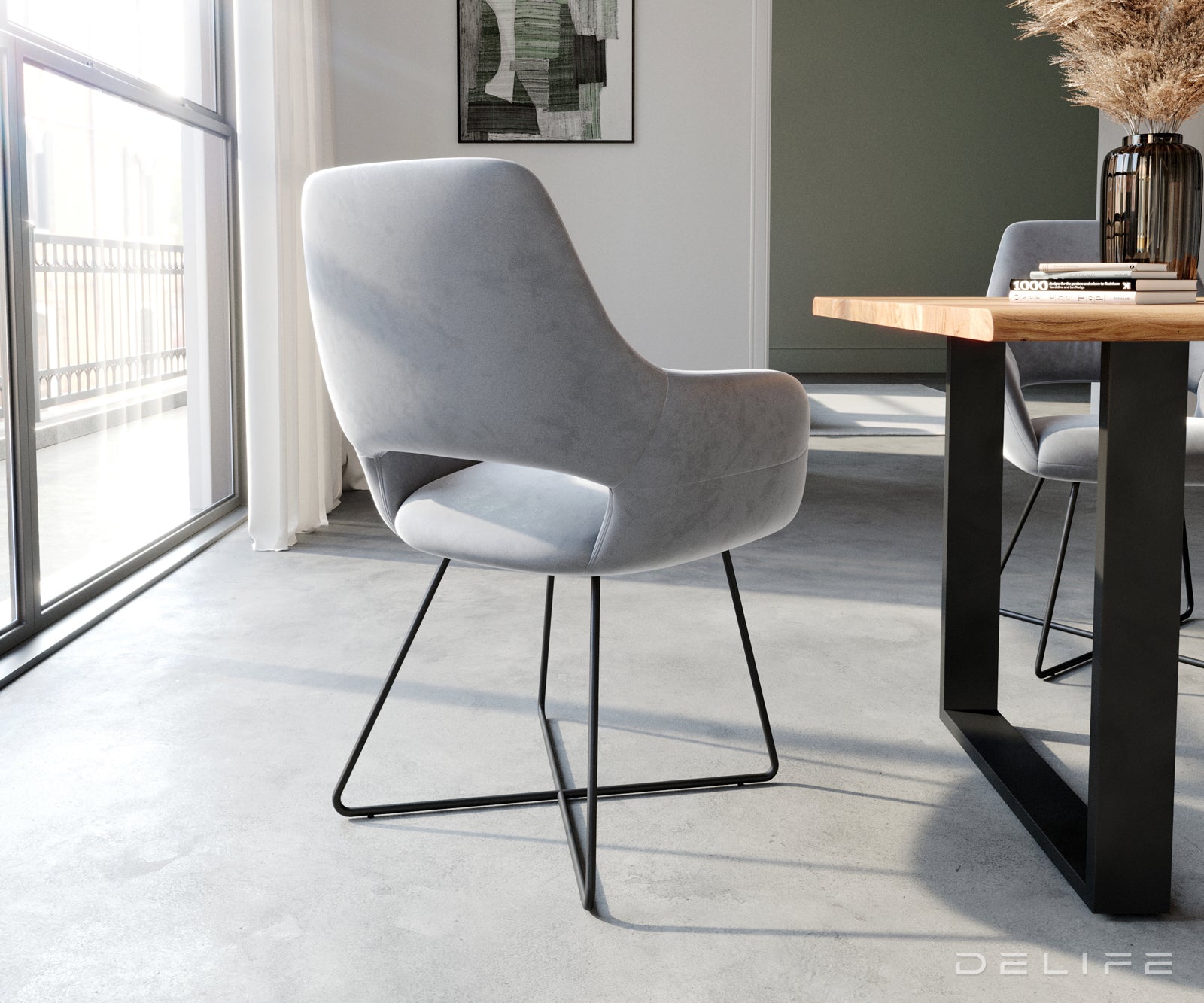 Blagovaonska stolica Yago, Materijal: Baršun