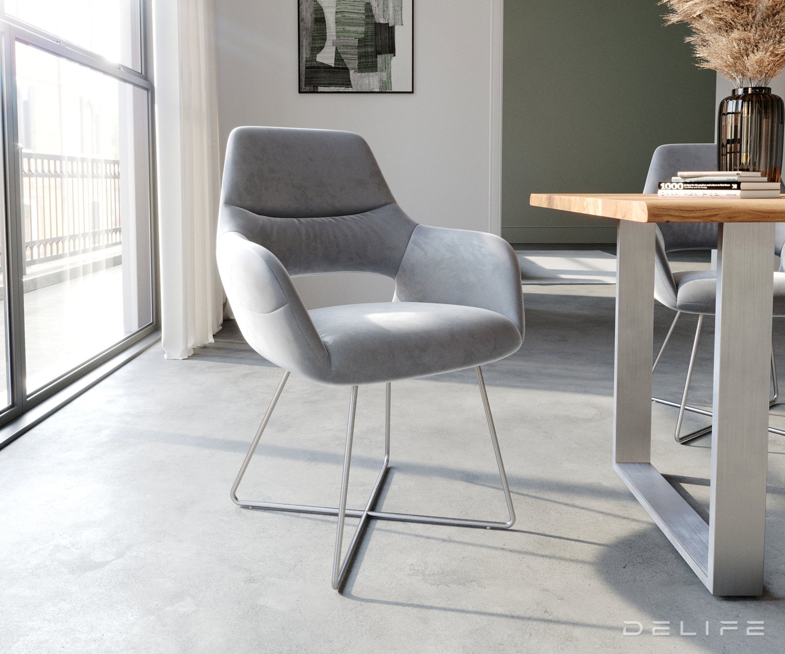 Blagovaonska stolica Yago, Materijal: Baršun