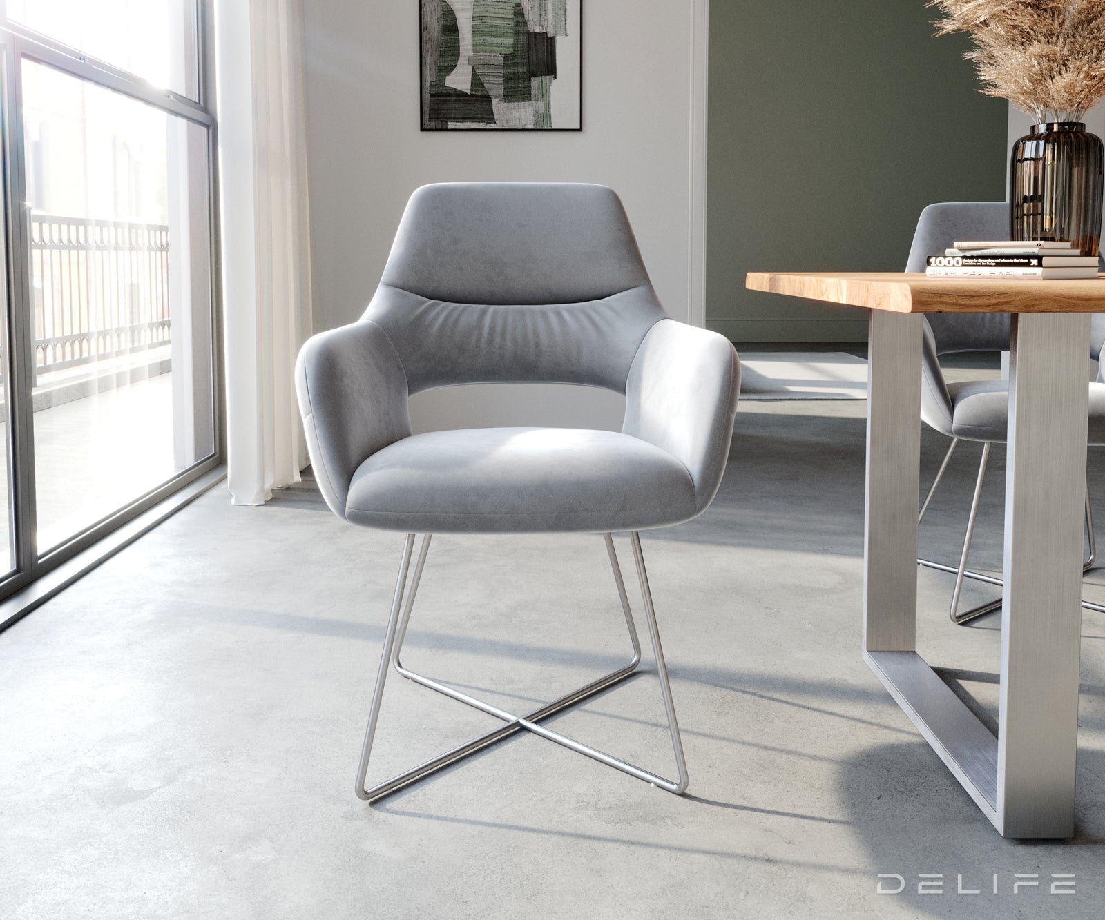 Blagovaonska stolica Yago, Materijal: Baršun