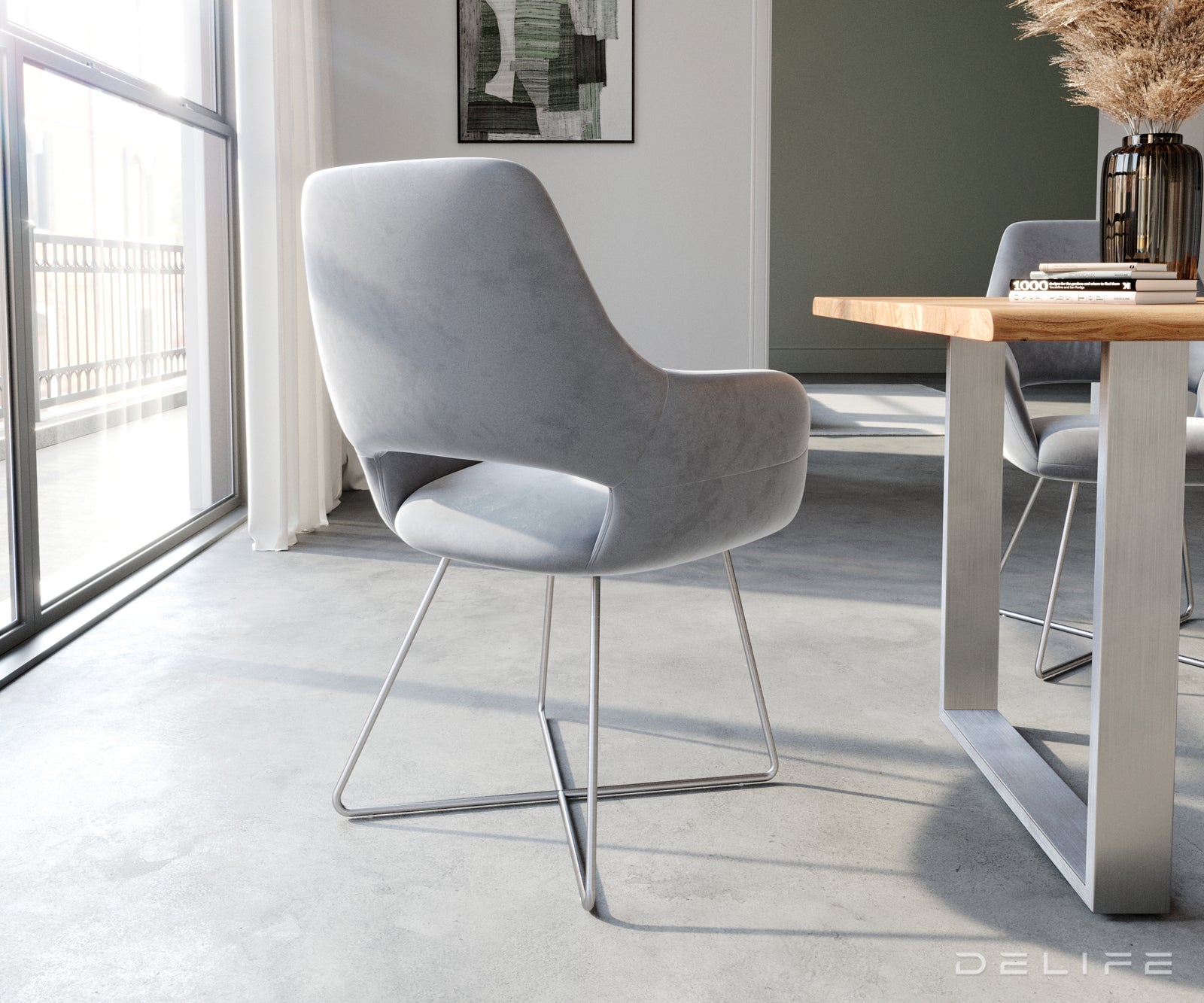 Blagovaonska stolica Yago, Materijal: Baršun