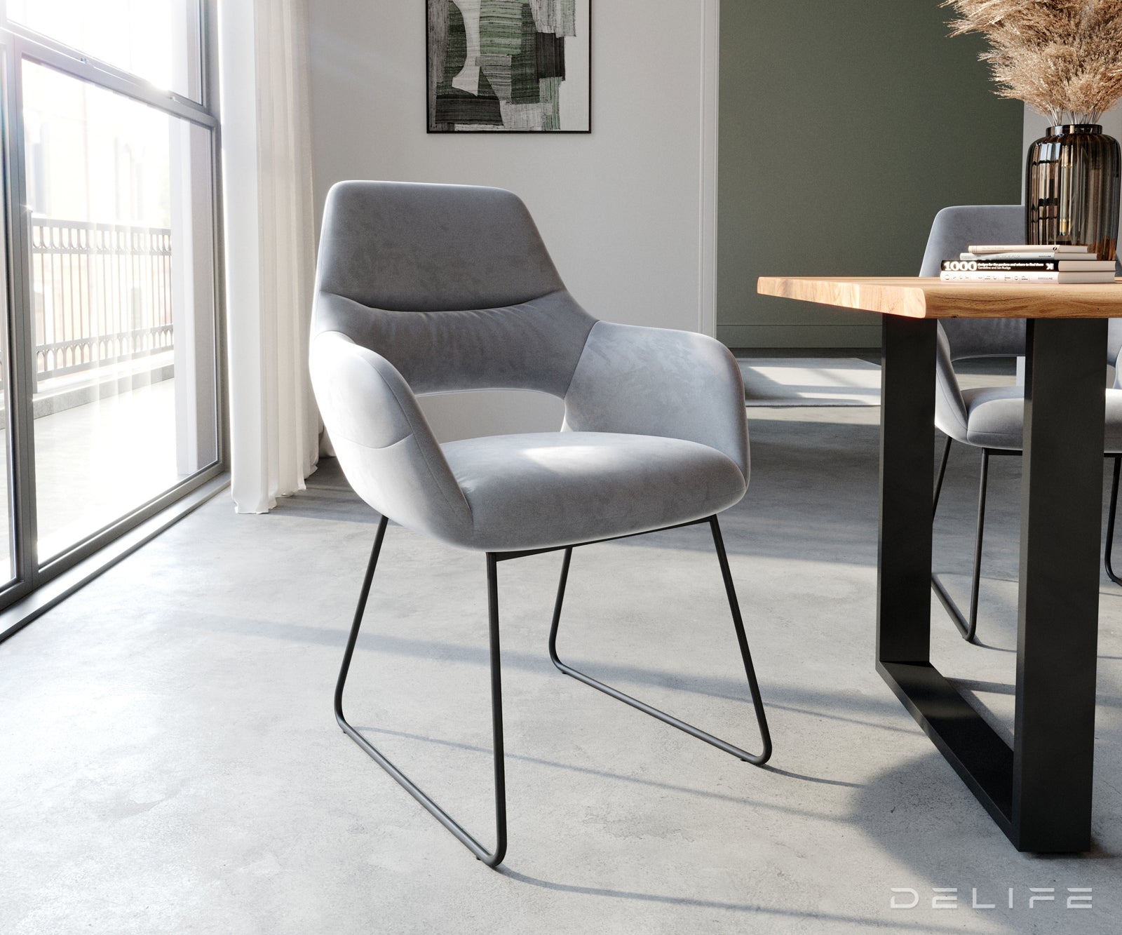 Blagovaonska stolica Yago, Materijal: Baršun