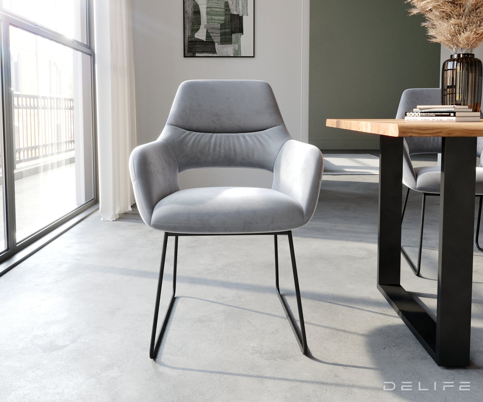 Blagovaonska stolica Yago, Materijal: Baršun