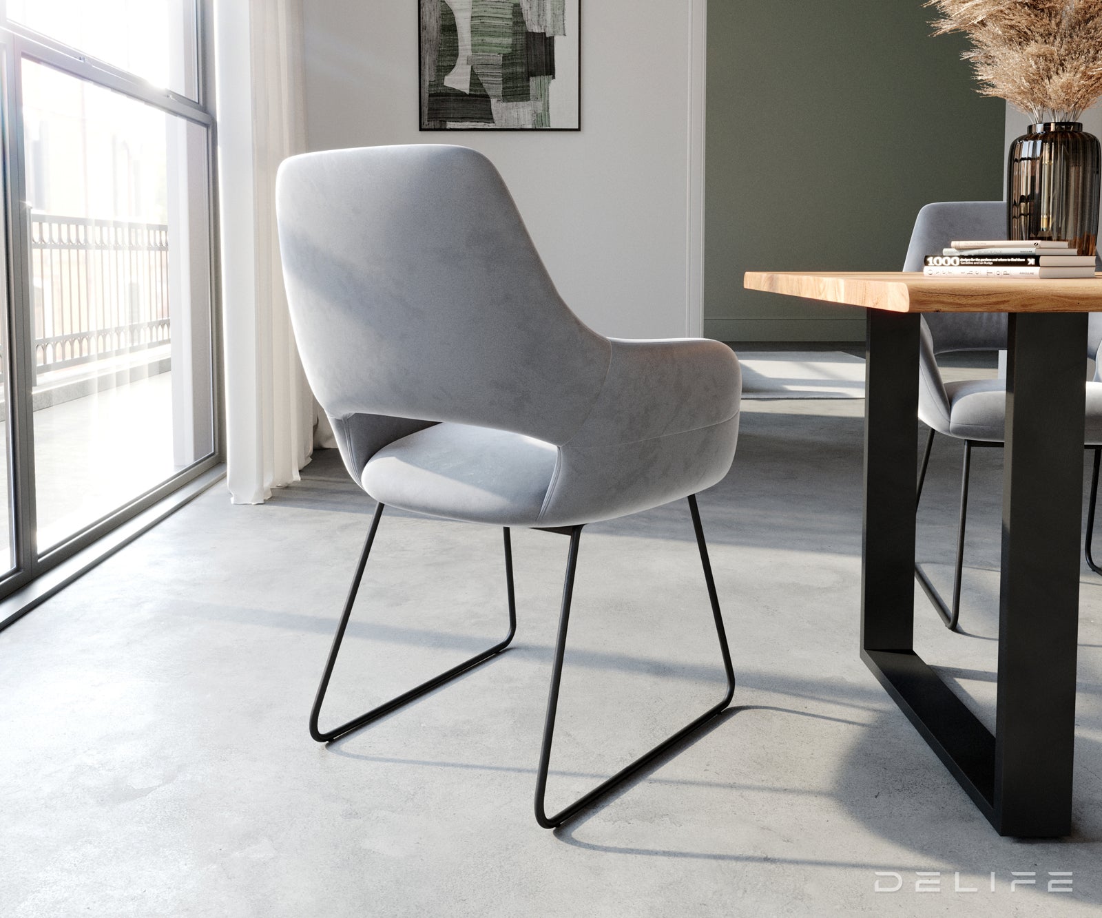 Blagovaonska stolica Yago, Materijal: Baršun