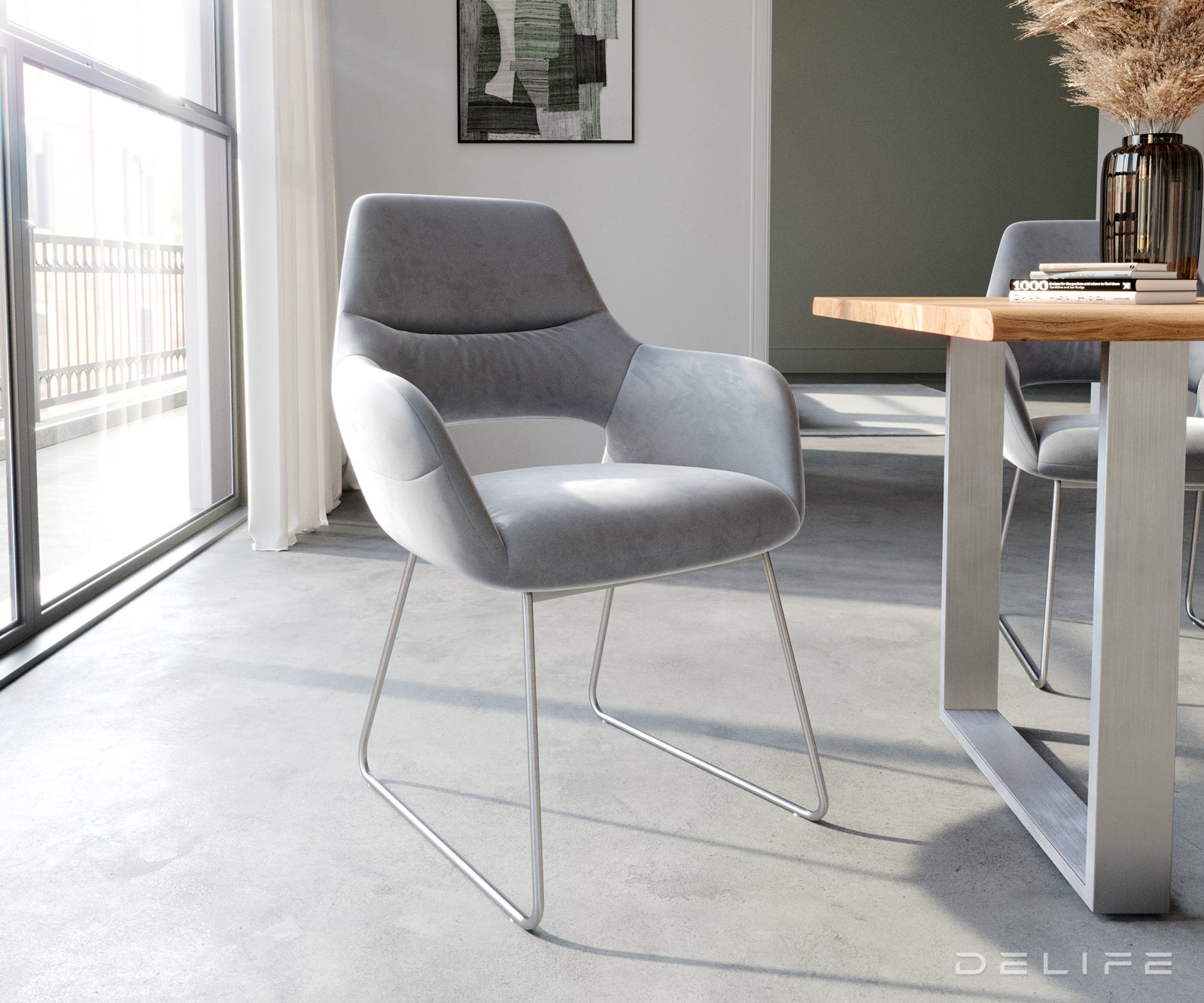 Blagovaonska stolica Yago, Materijal: Baršun