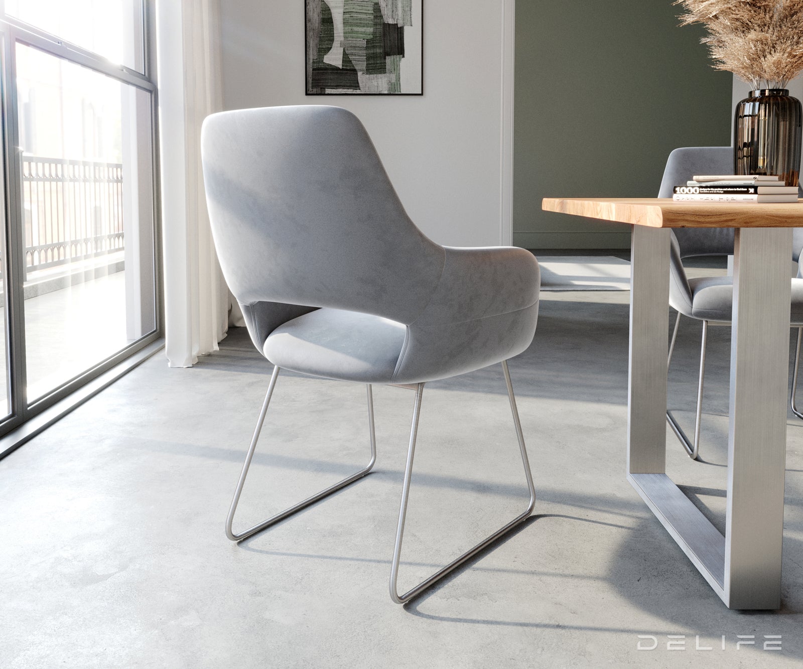 Blagovaonska stolica Yago, Materijal: Baršun