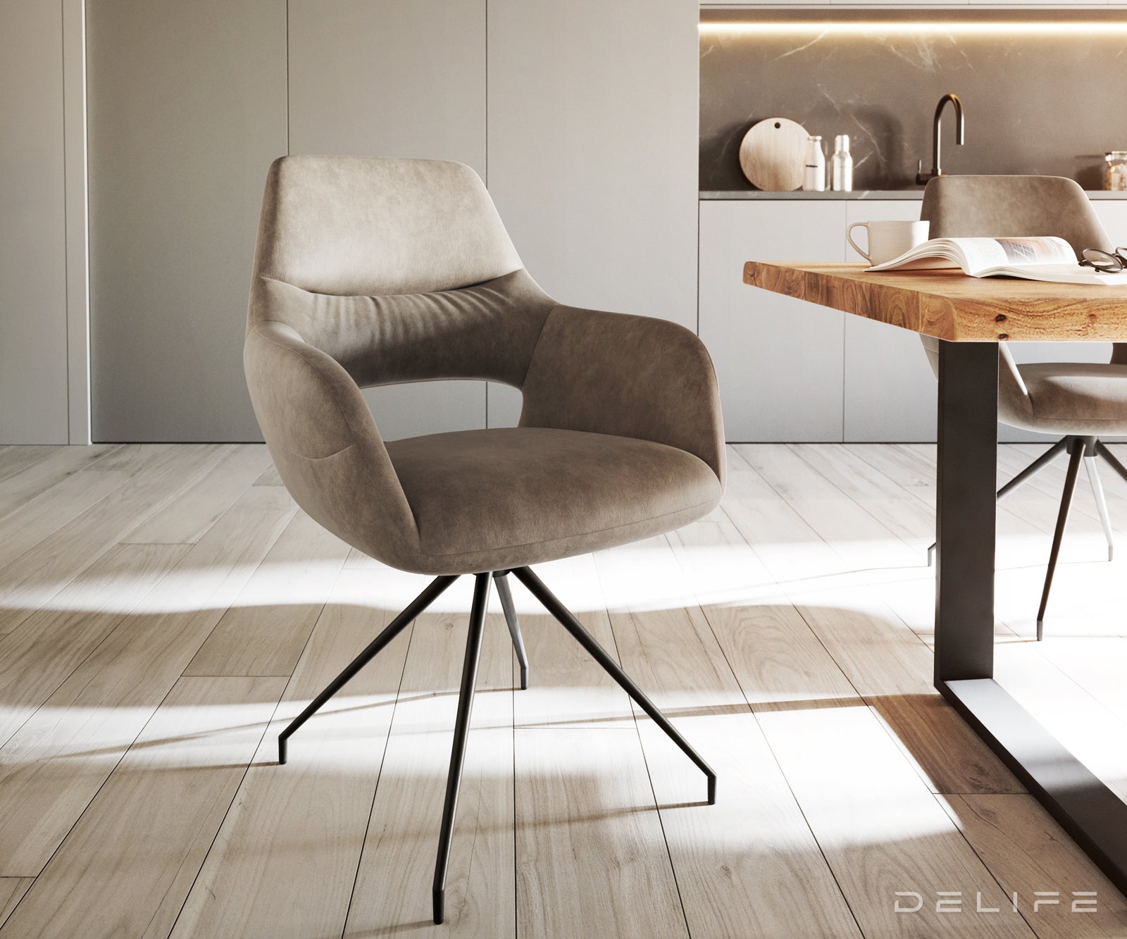 Blagovaonska stolica Yago, Materijal: Mikrofibra