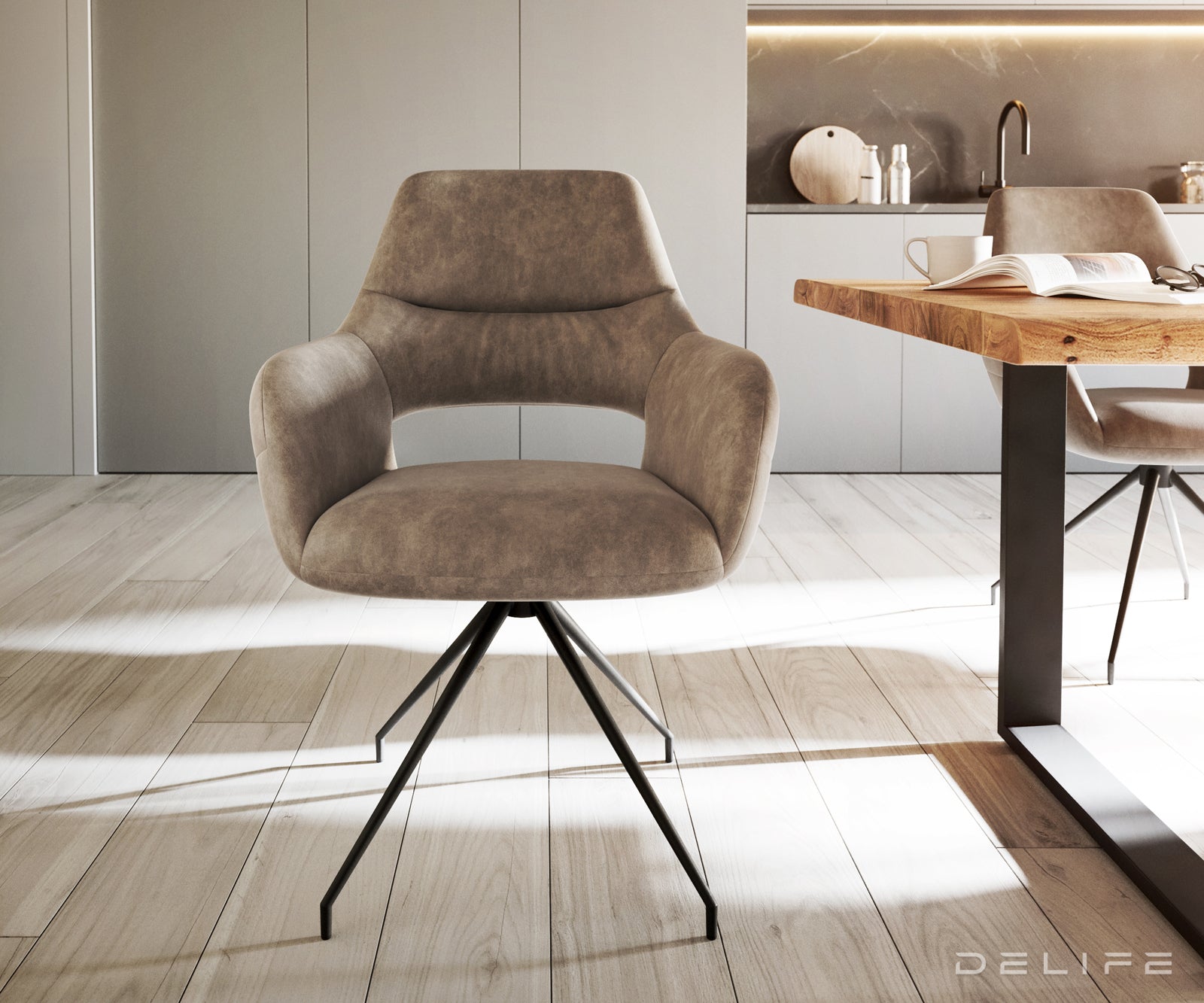 Blagovaonska stolica Yago, Materijal: Mikrofibra