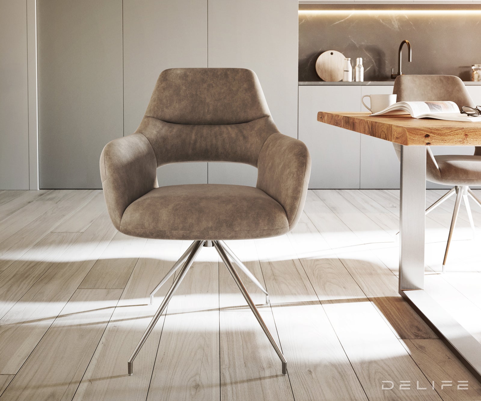 Blagovaonska stolica Yago, Materijal: Mikrofibra