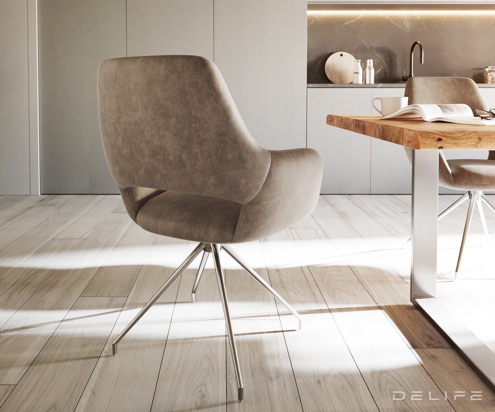 Blagovaonska stolica Yago, Materijal: Mikrofibra