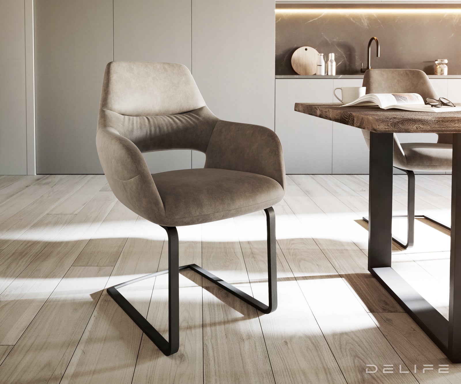 Blagovaonska stolica Yago, Materijal: Mikrofibra