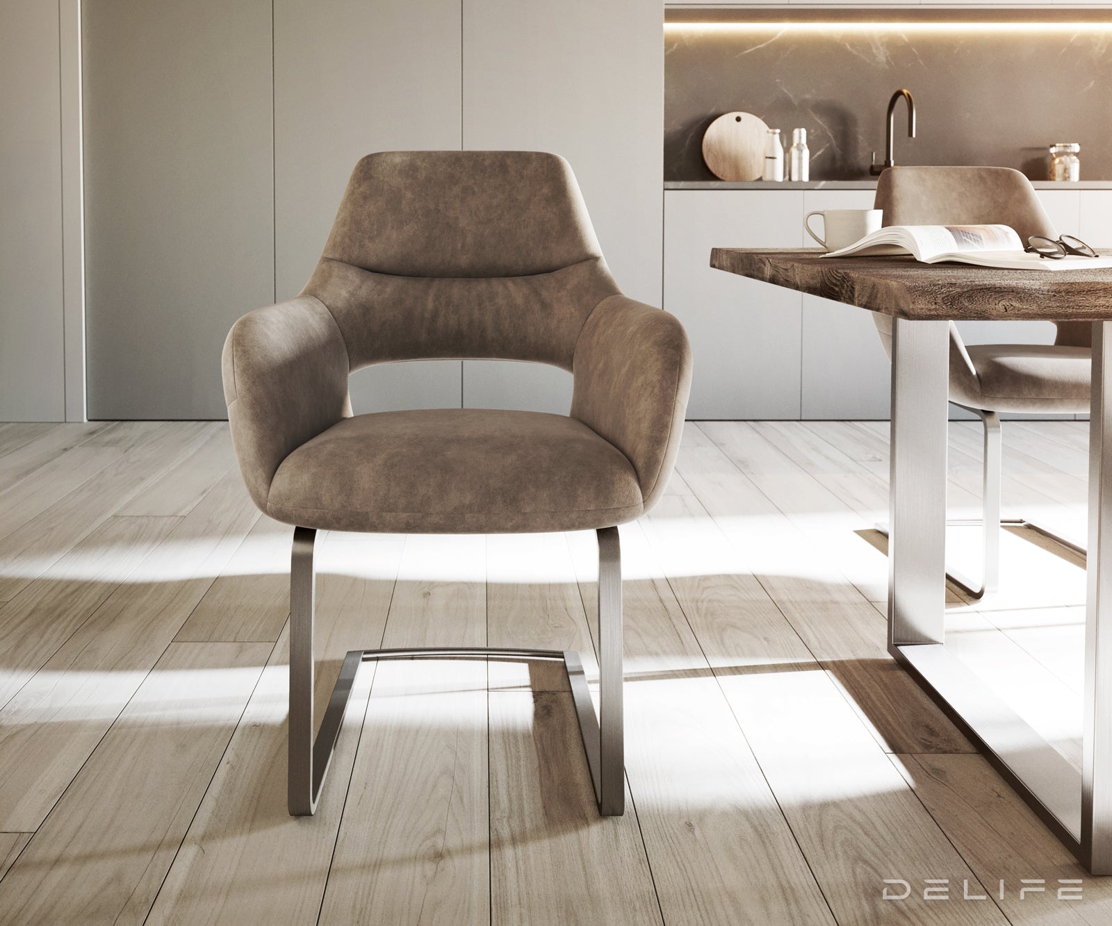 Blagovaonska stolica Yago, Materijal: Mikrofibra