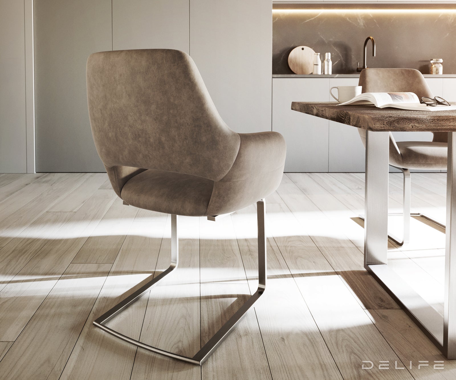 Blagovaonska stolica Yago, Materijal: Mikrofibra