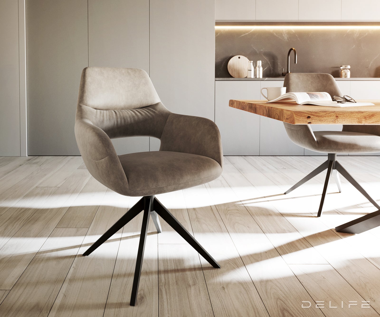 Blagovaonska stolica Yago, Materijal: Mikrofibra