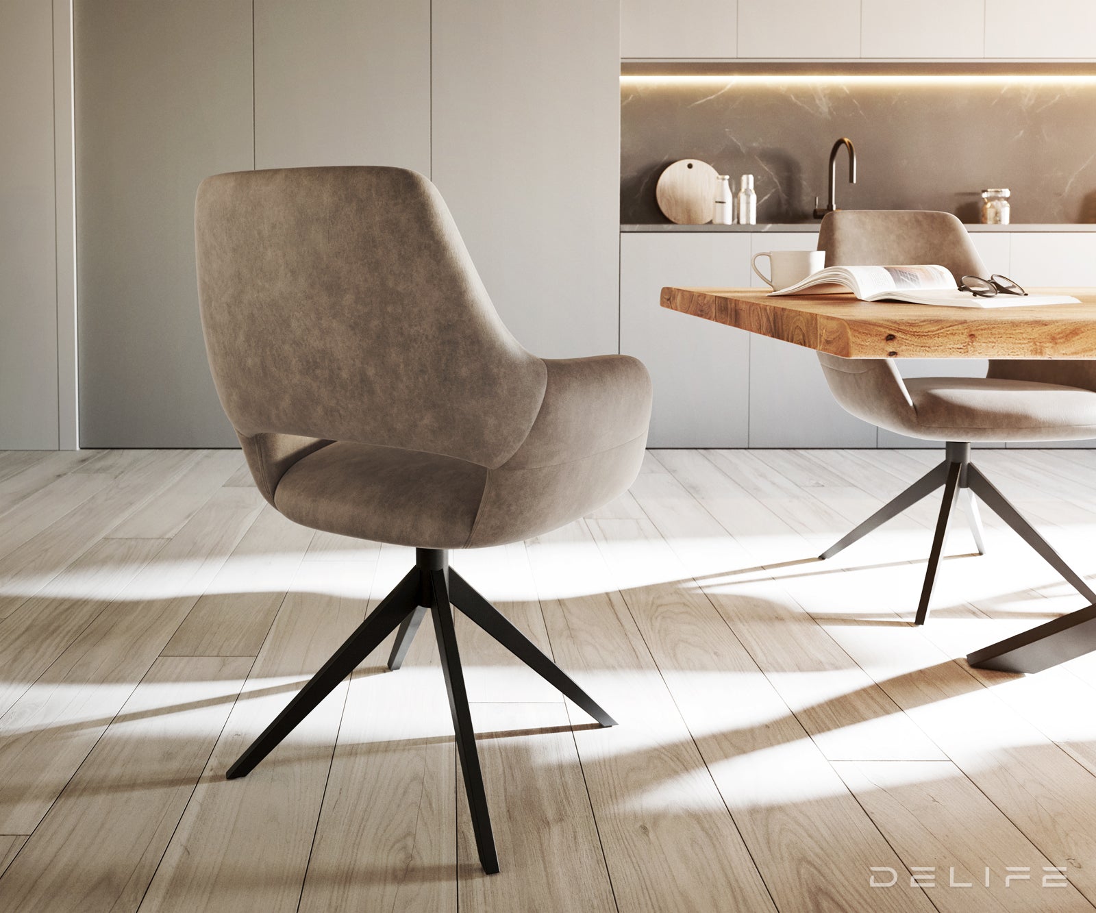 Blagovaonska stolica Yago, Materijal: Mikrofibra