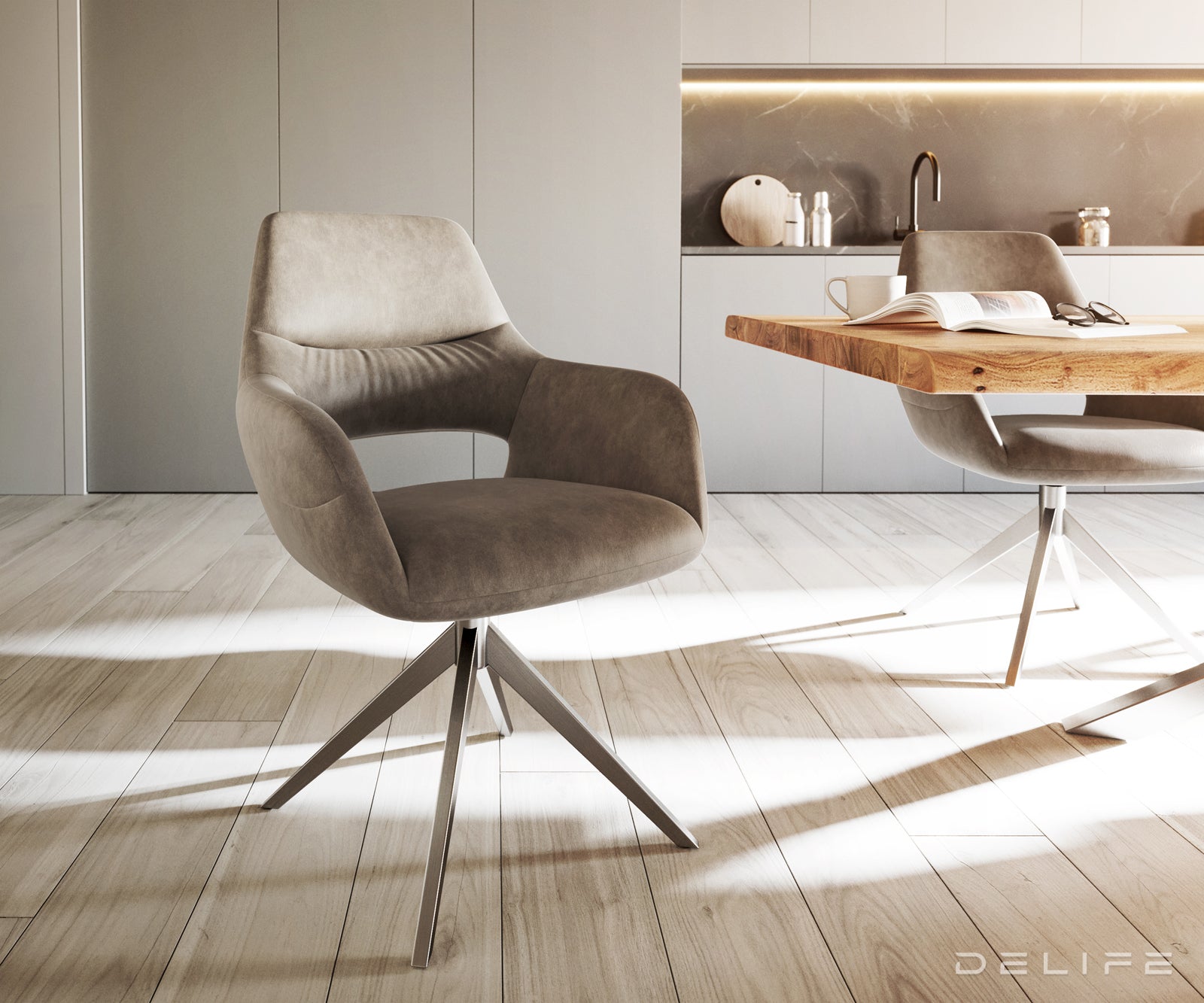 Blagovaonska stolica Yago, Materijal: Mikrofibra