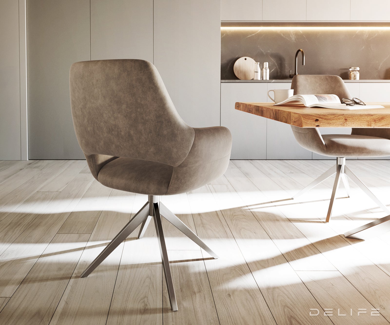 Blagovaonska stolica Yago, Materijal: Mikrofibra