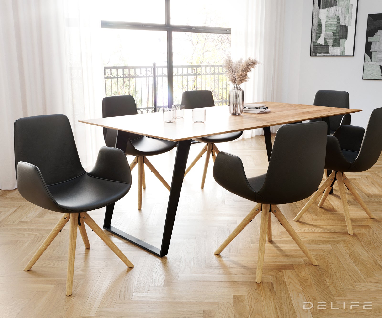 Blagovaonska stolica Ilia, Materijal: Koža