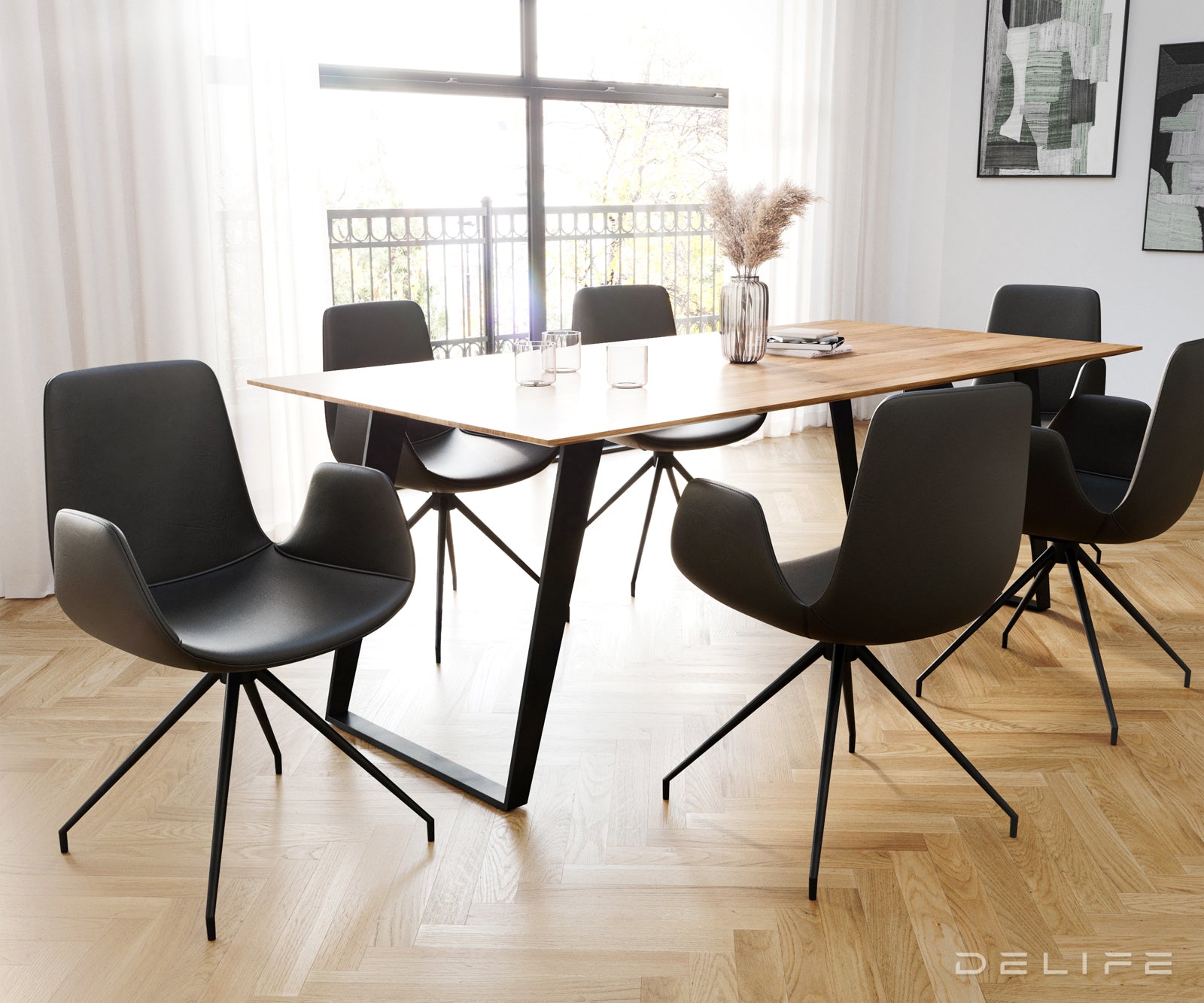 Blagovaonska stolica Ilia, Materijal: Koža