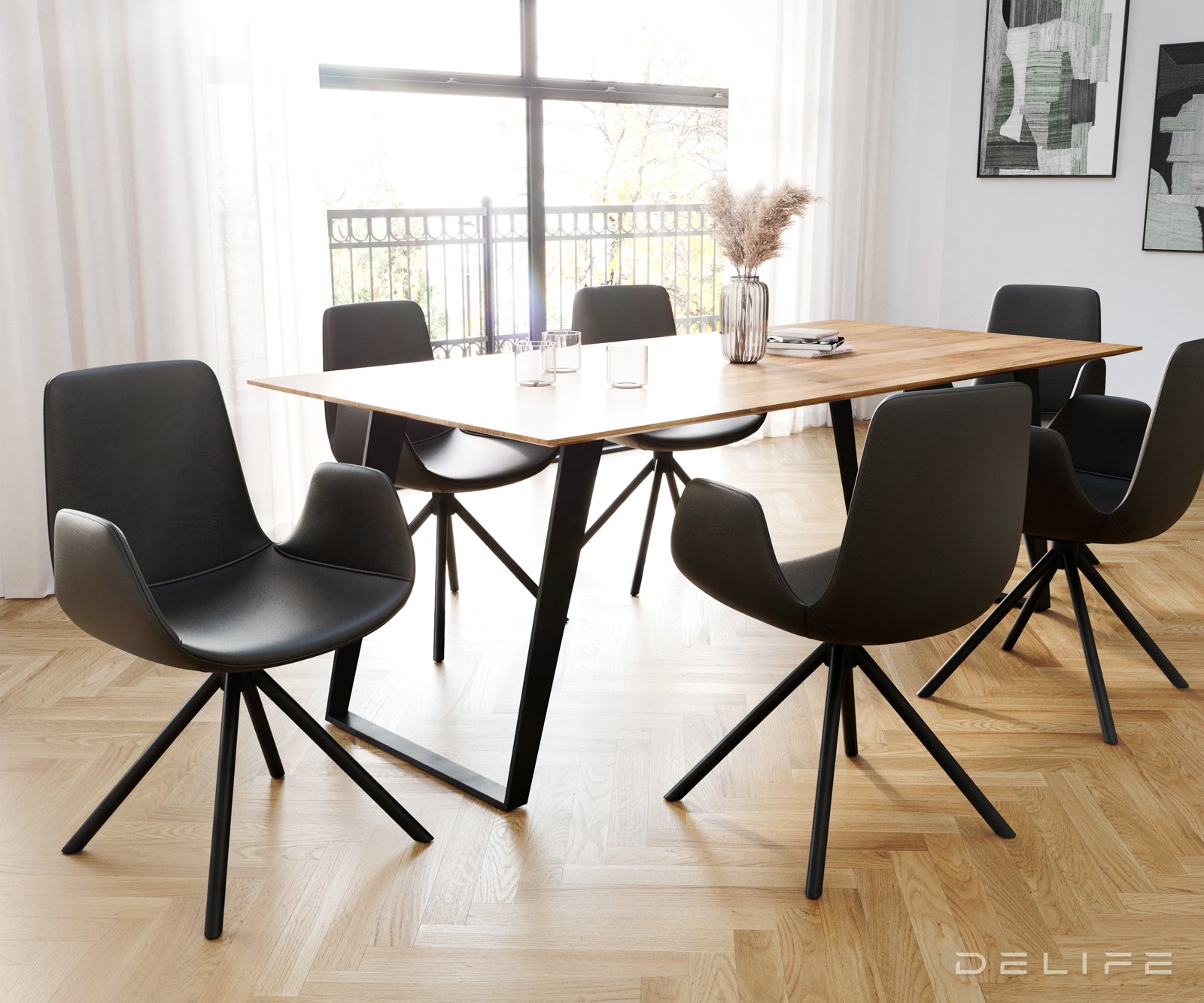 Blagovaonska stolica Ilia, Materijal: Koža