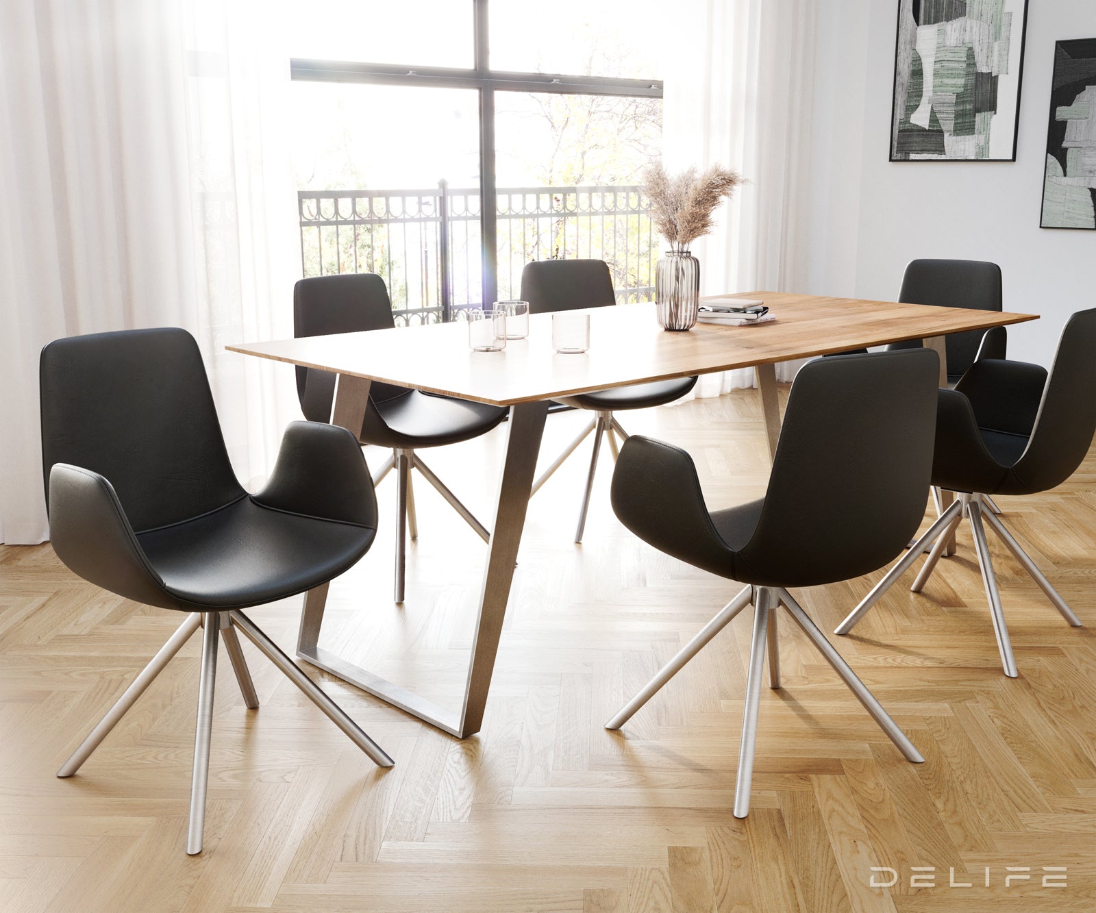 Blagovaonska stolica Ilia, Materijal: Koža