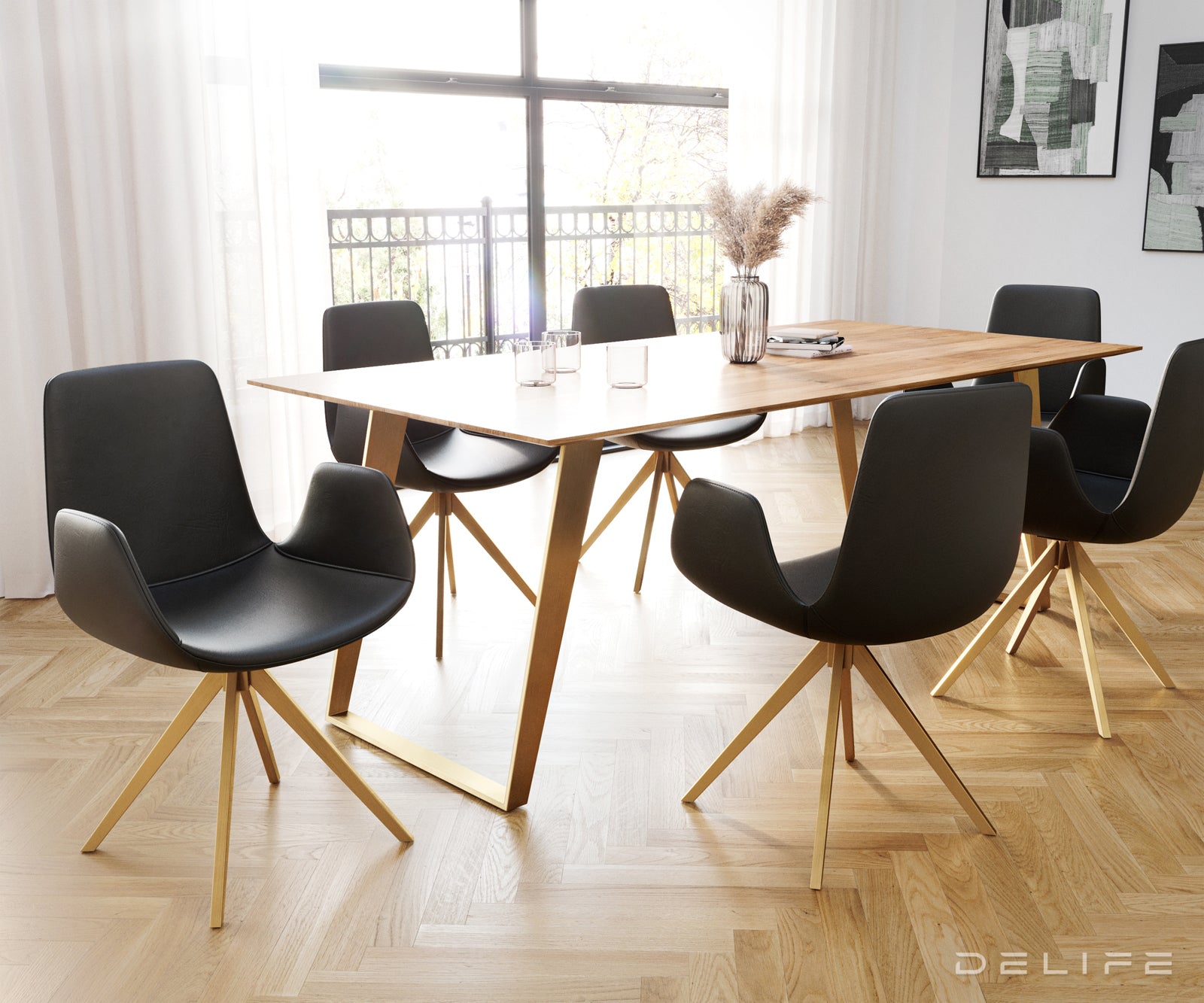 Blagovaonska stolica Ilia, Materijal: Koža