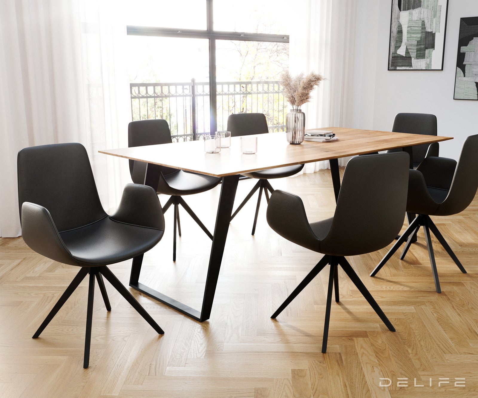 Blagovaonska stolica Ilia, Materijal: Koža