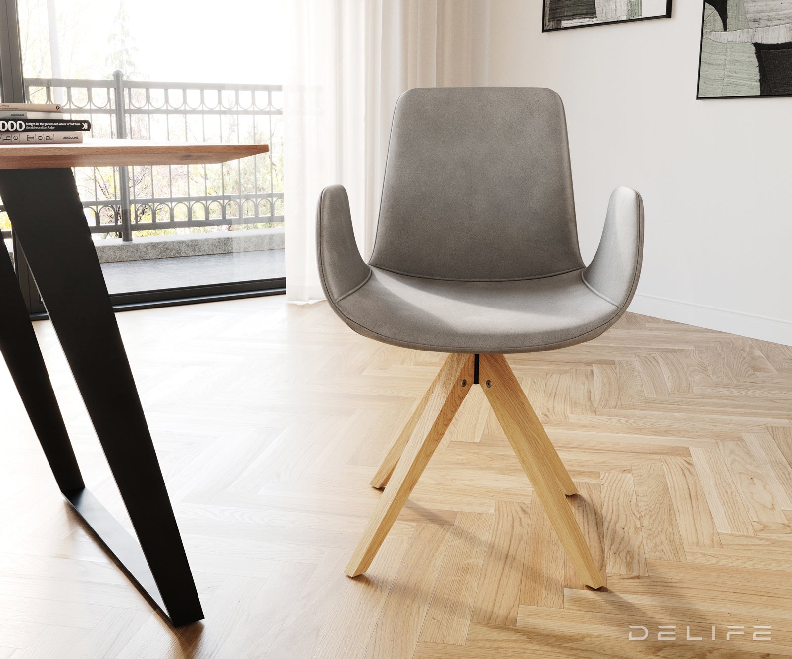 Blagovaonska stolica Ilia, Materijal: Baršun