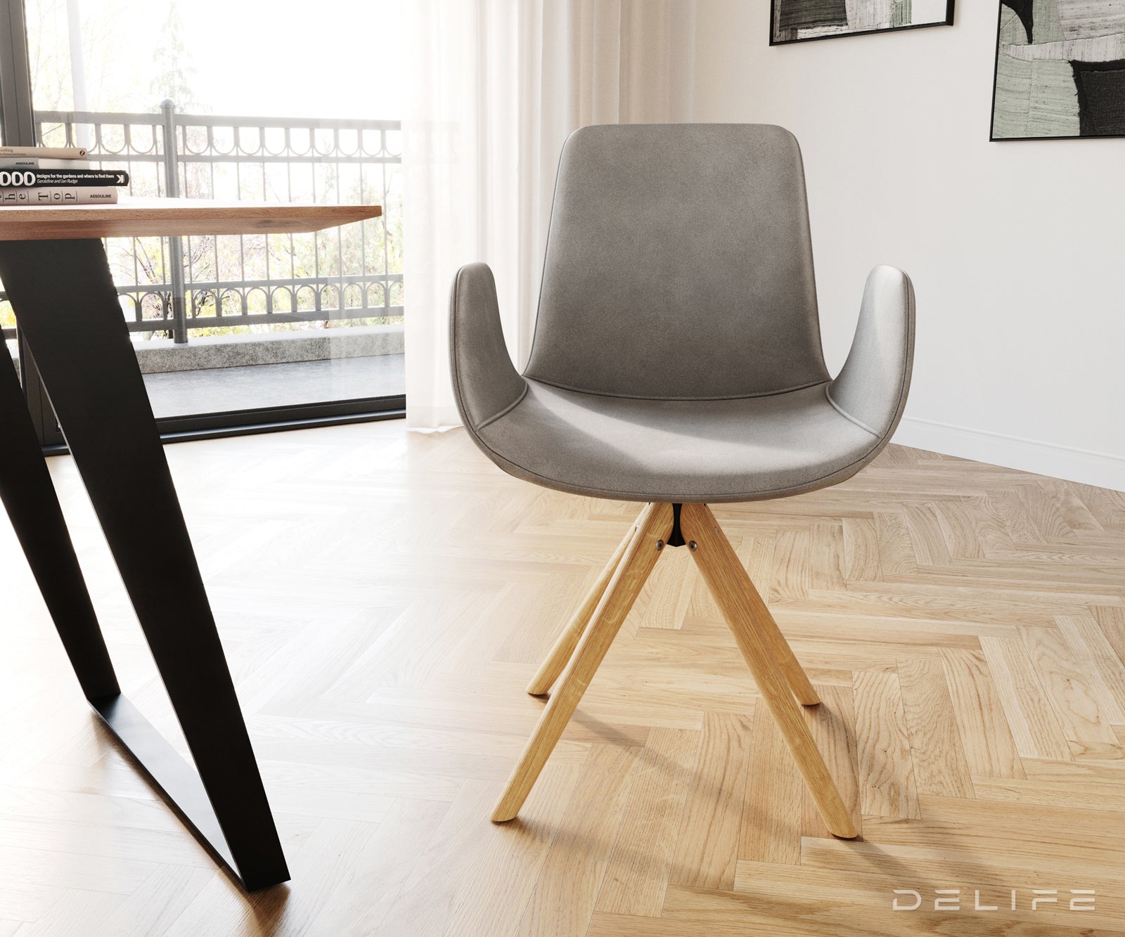 Blagovaonska stolica Ilia, Materijal: Baršun