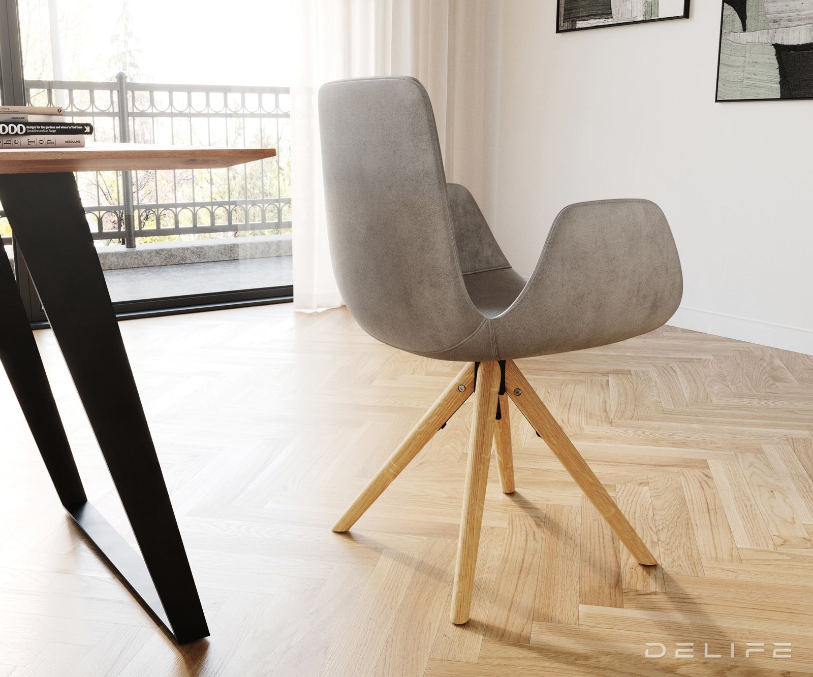 Blagovaonska stolica Ilia, Materijal: Baršun