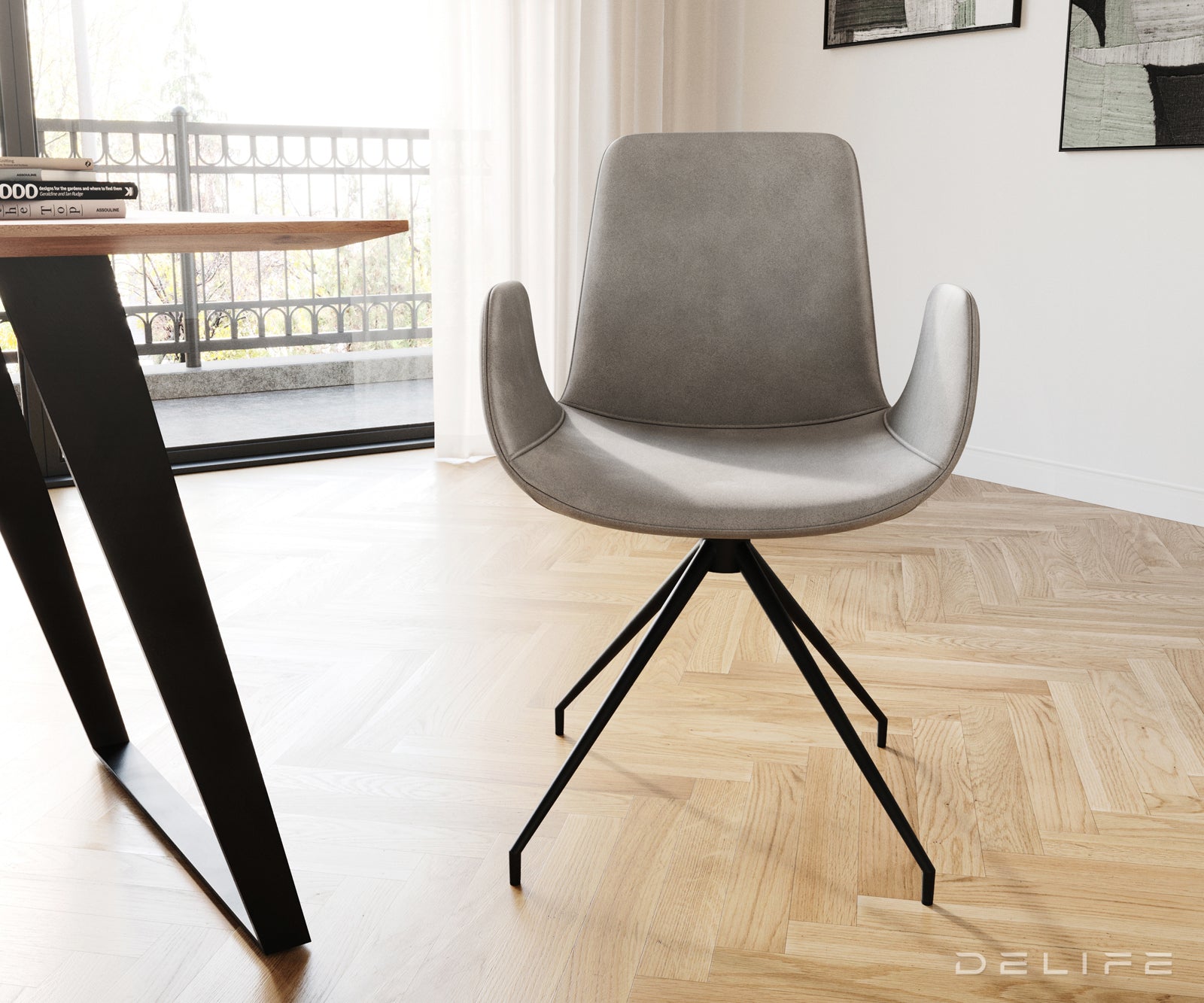 Blagovaonska stolica Ilia, Materijal: Baršun