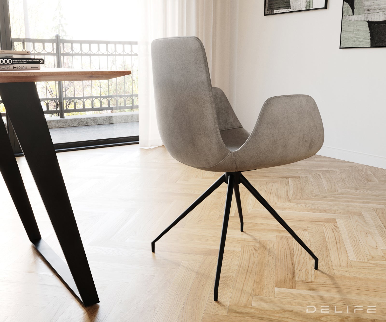 Blagovaonska stolica Ilia, Materijal: Baršun