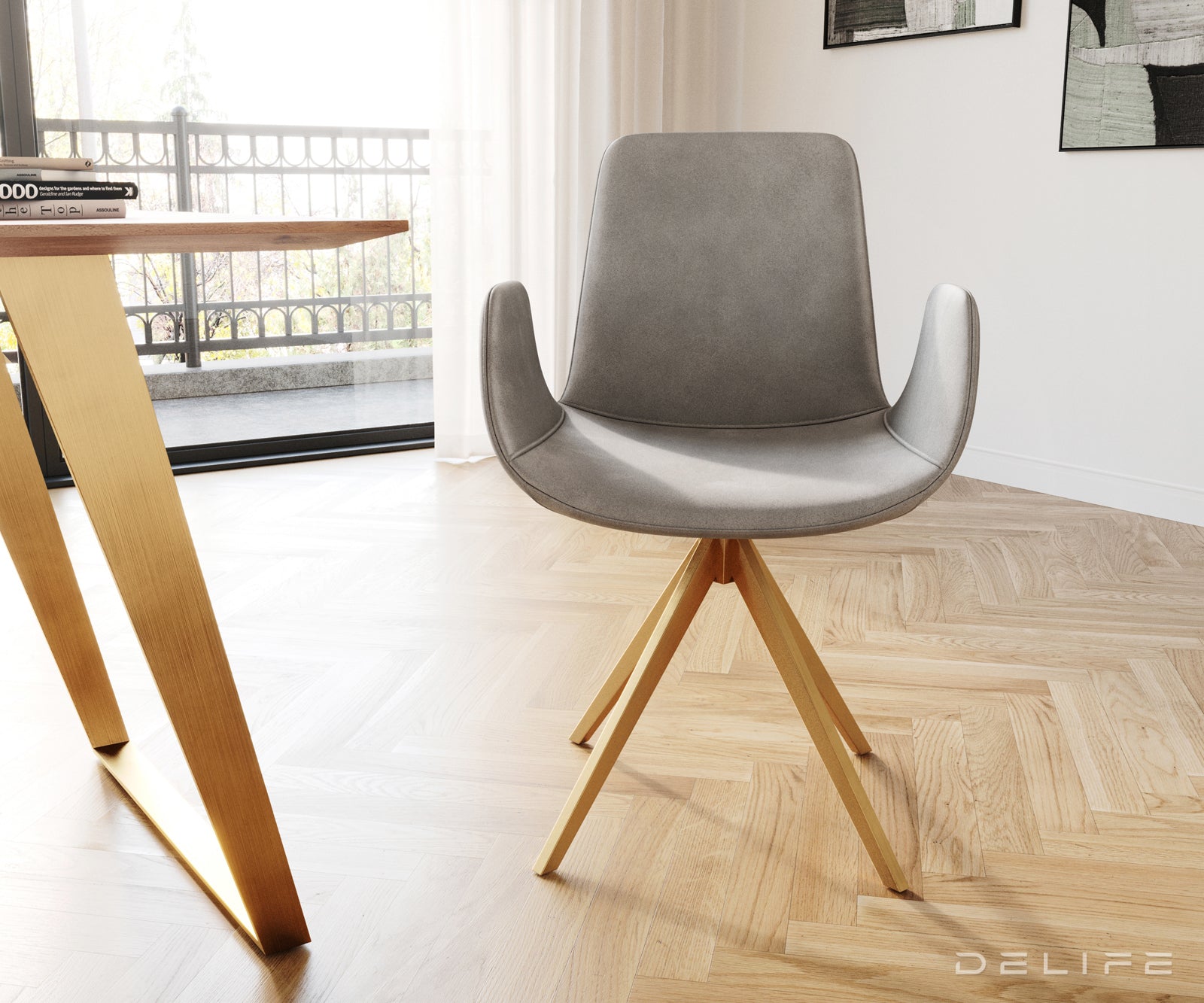 Blagovaonska stolica Ilia, Materijal: Baršun