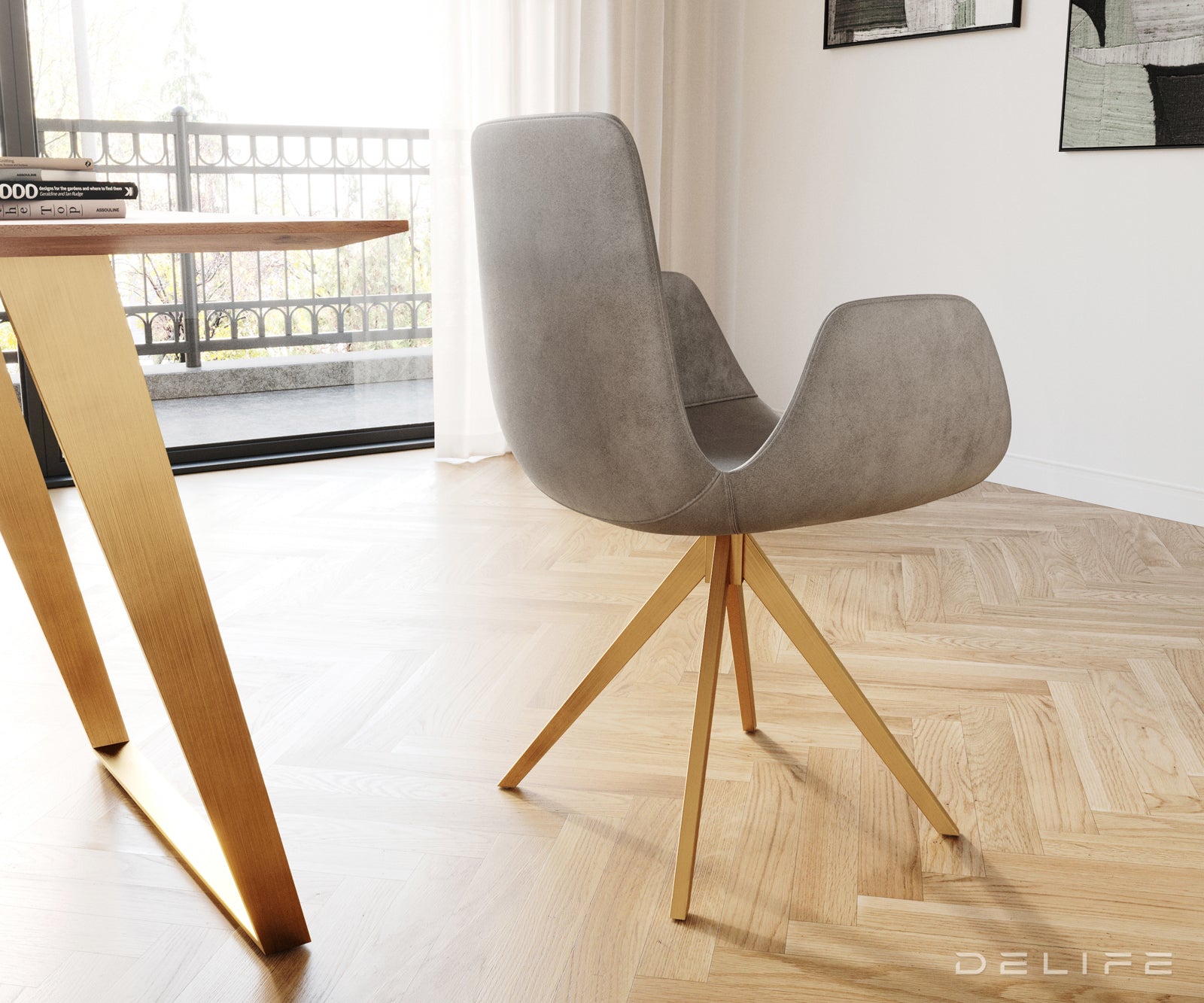 Blagovaonska stolica Ilia, Materijal: Baršun