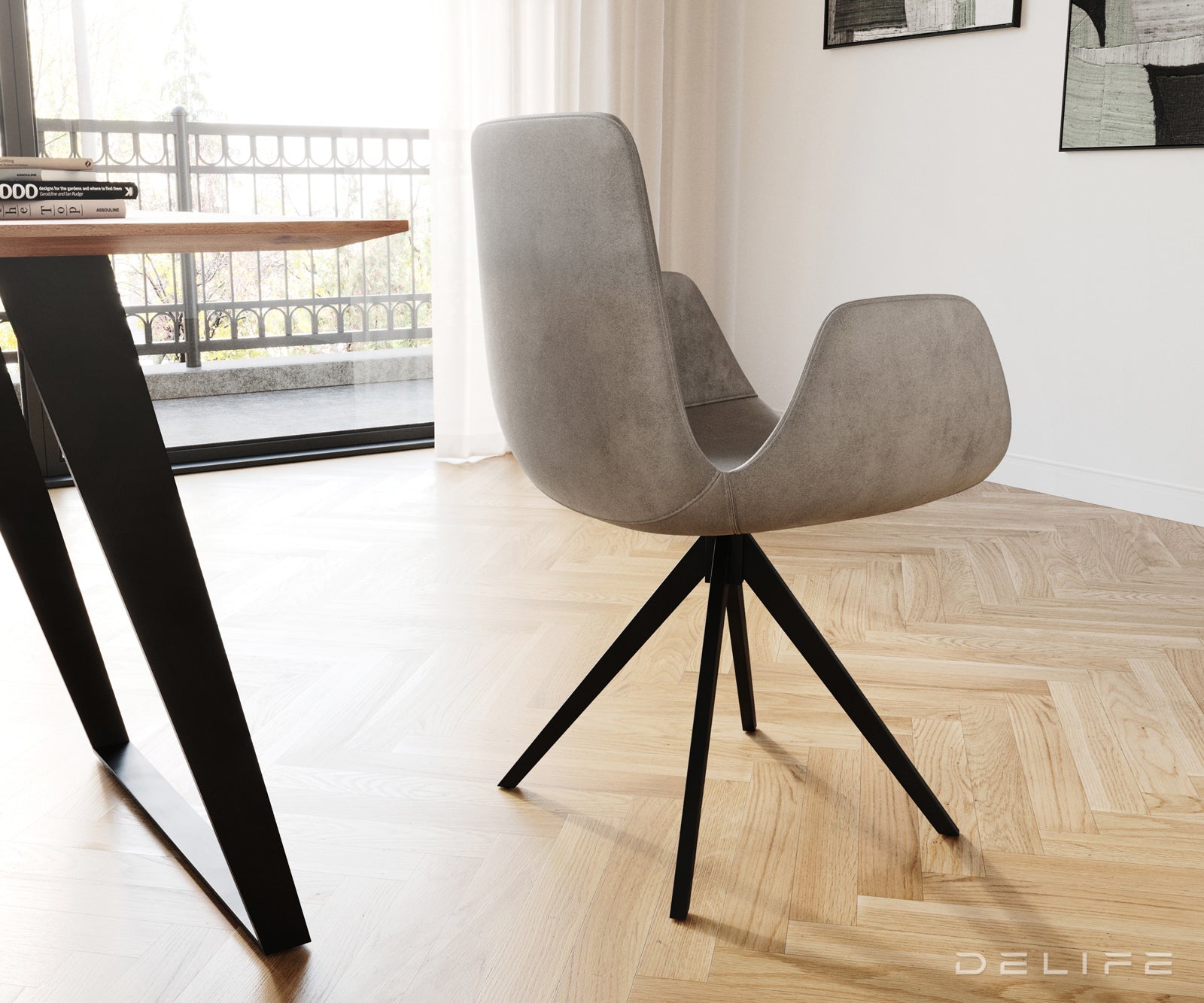 Blagovaonska stolica Ilia, Materijal: Baršun