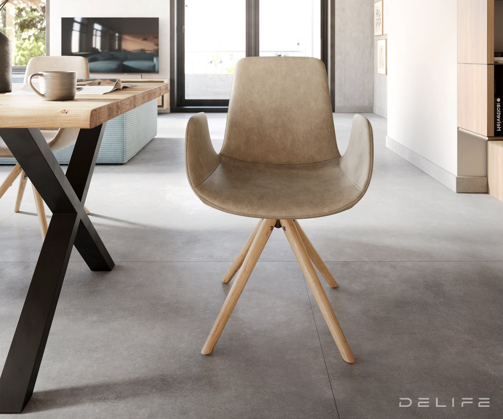 Blagovaonska stolica Ilia, Materijal: Mikrofibra