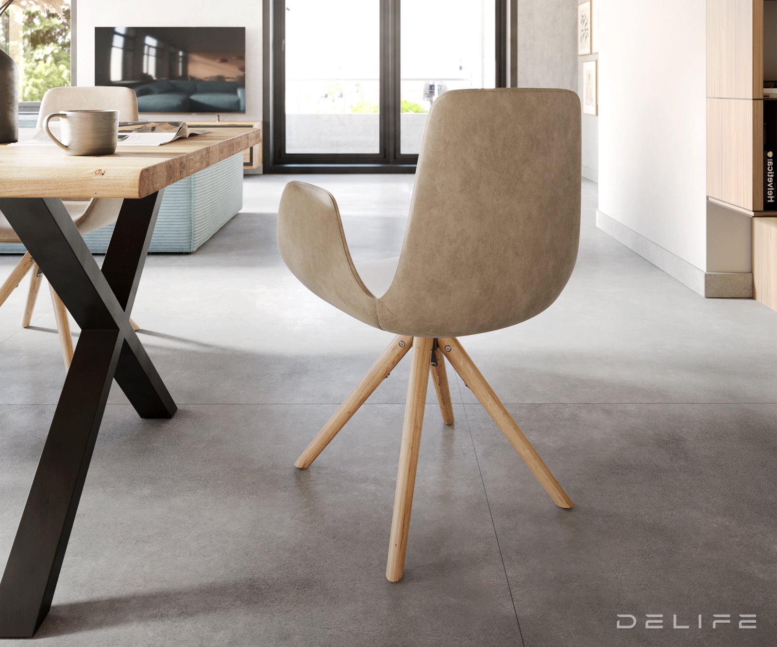 Blagovaonska stolica Ilia, Materijal: Mikrofibra