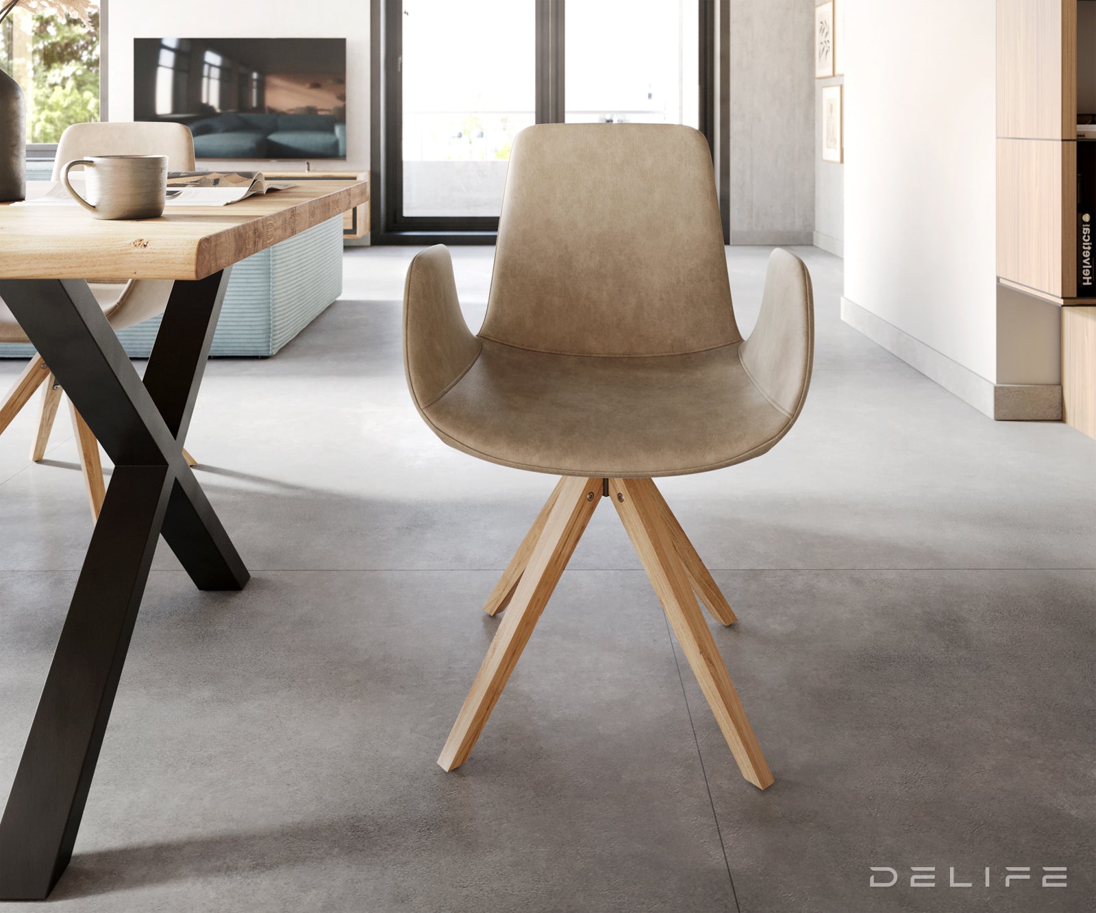 Blagovaonska stolica Ilia, Materijal: Mikrofibra