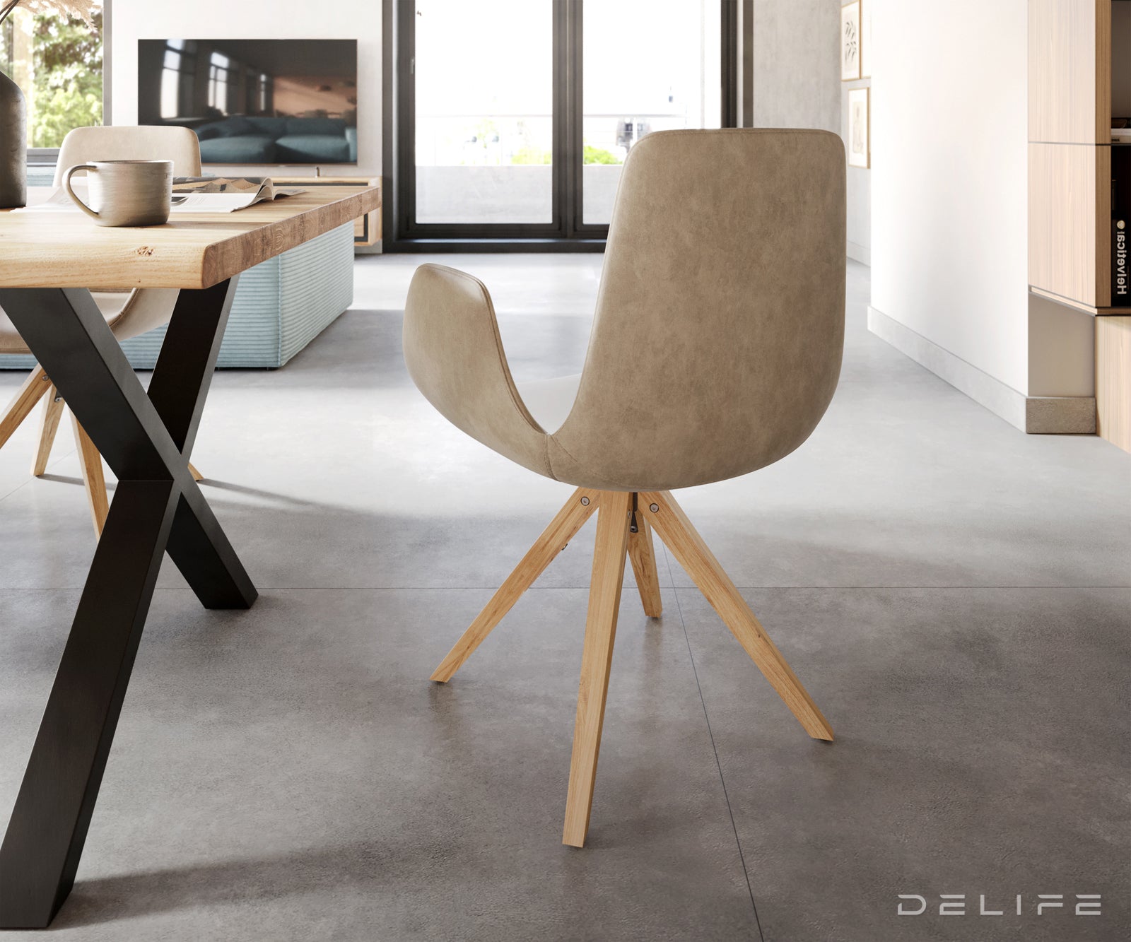 Blagovaonska stolica Ilia, Materijal: Mikrofibra