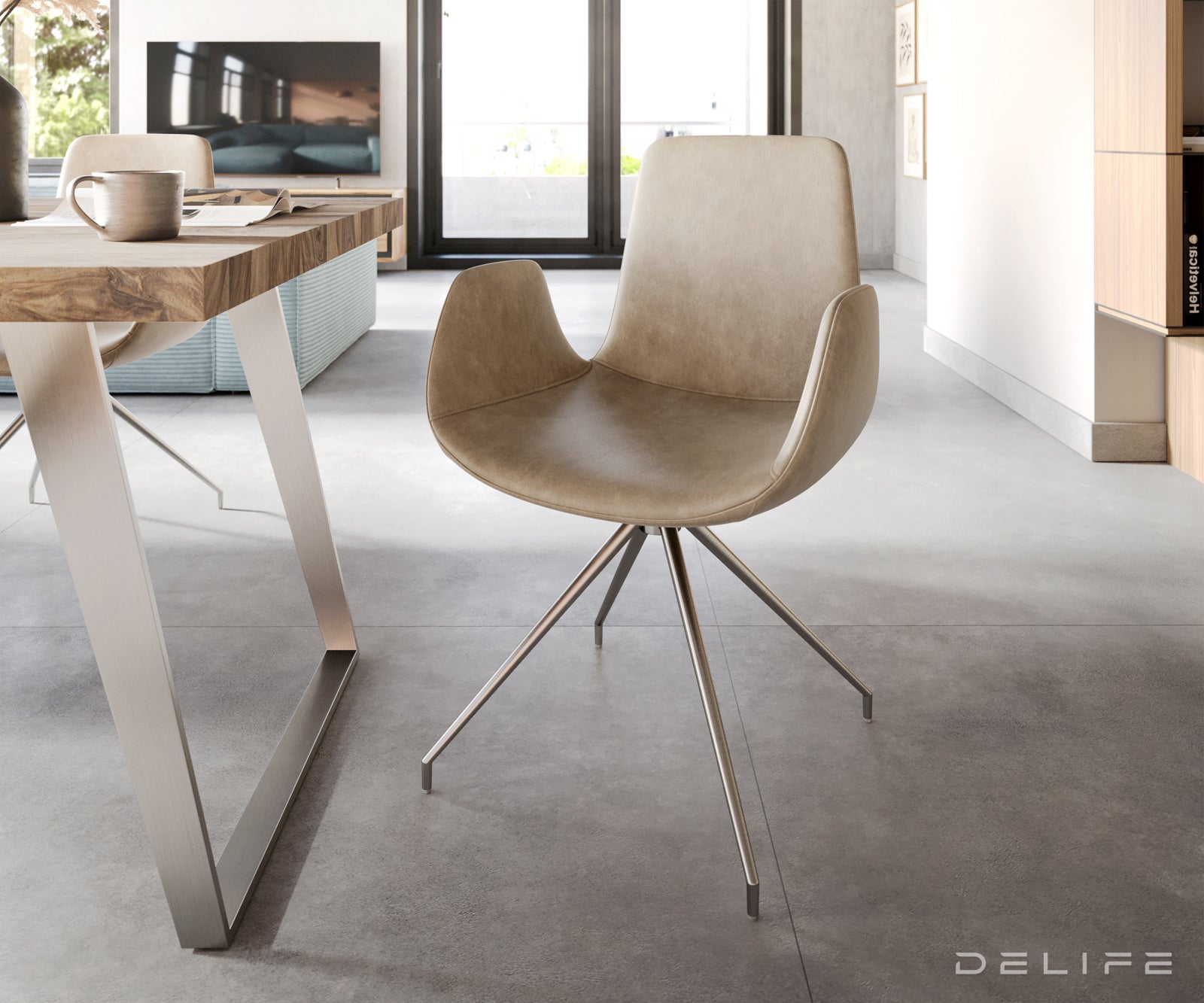 Blagovaonska stolica Ilia, Materijal: Mikrofibra