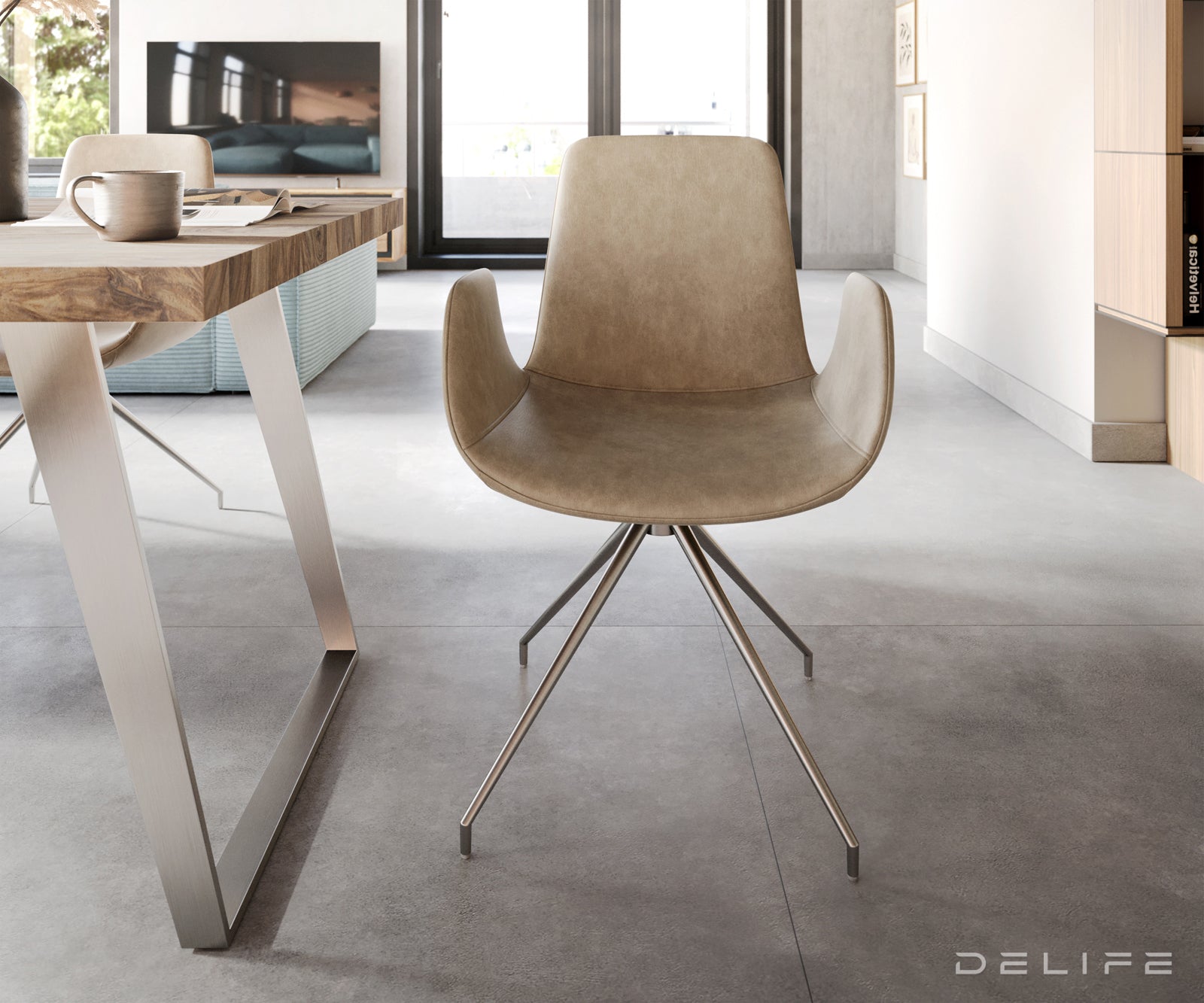 Blagovaonska stolica Ilia, Materijal: Mikrofibra