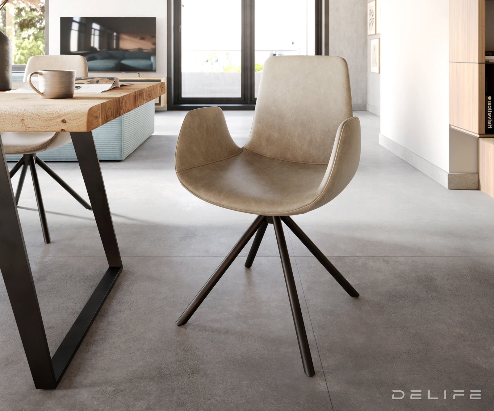 Blagovaonska stolica Ilia, Materijal: Mikrofibra